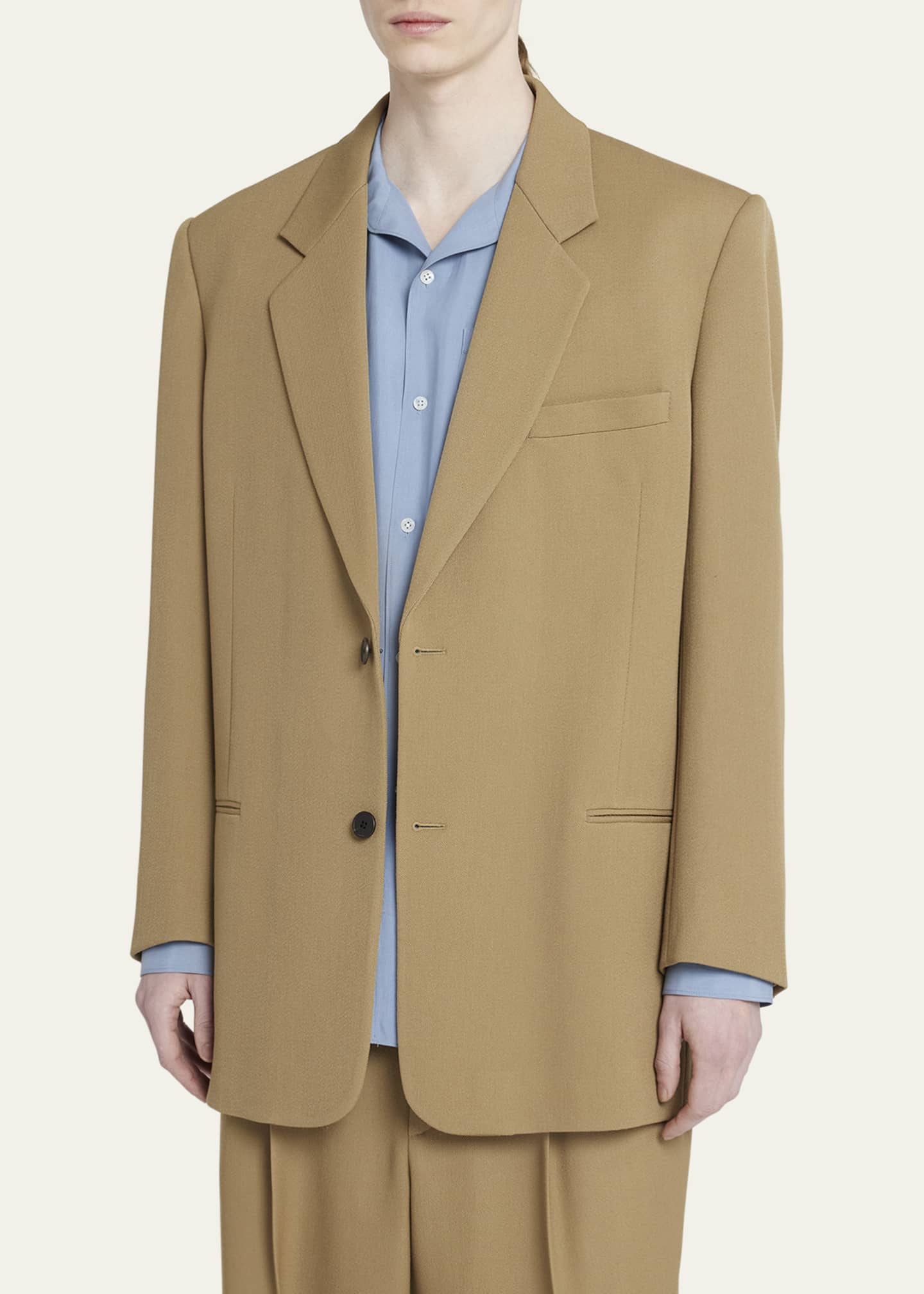 THE ROW Men's Abram Wool Oversized Blazer Image 4 of 5