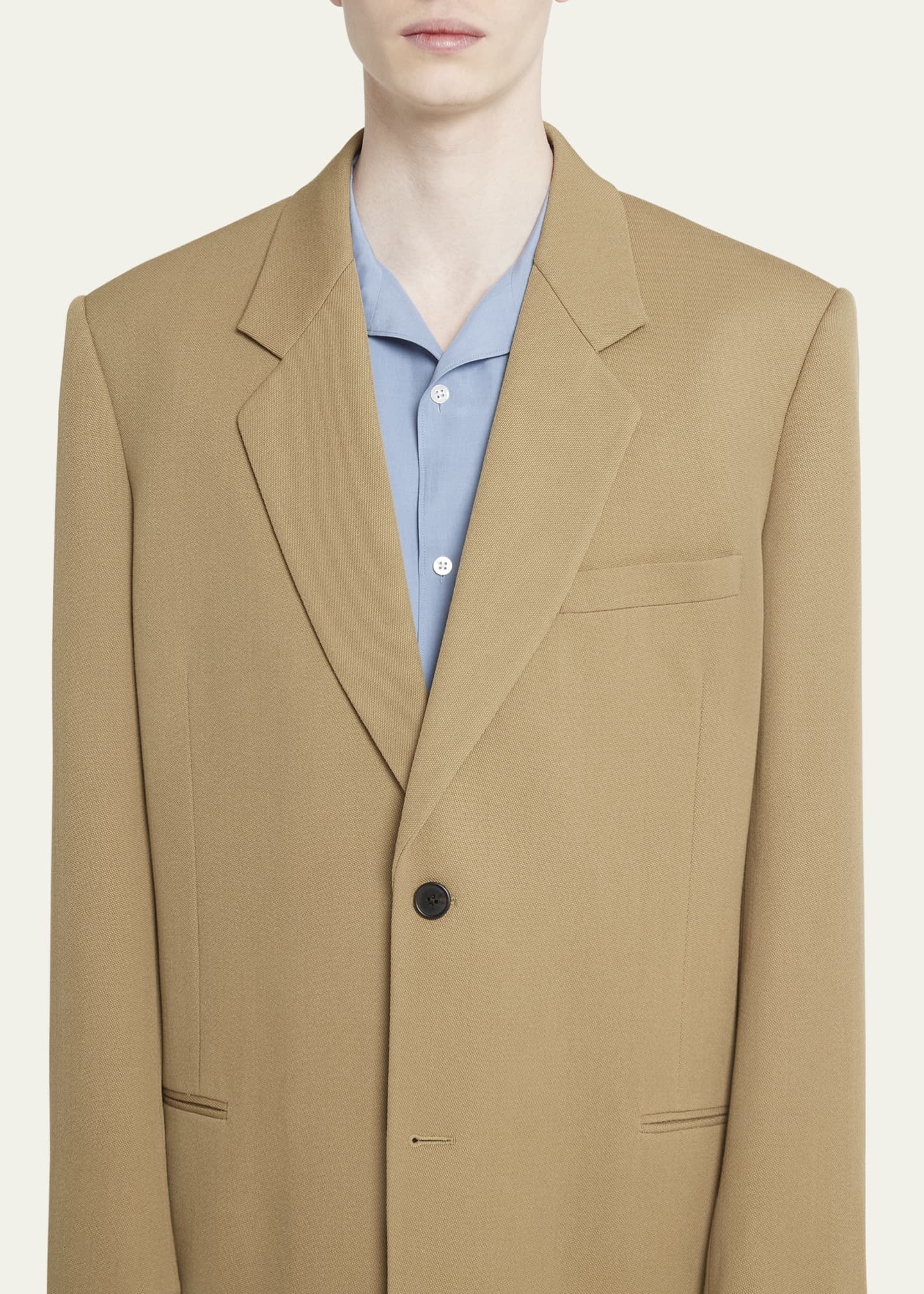 THE ROW Men's Abram Wool Oversized Blazer Image 5 of 5