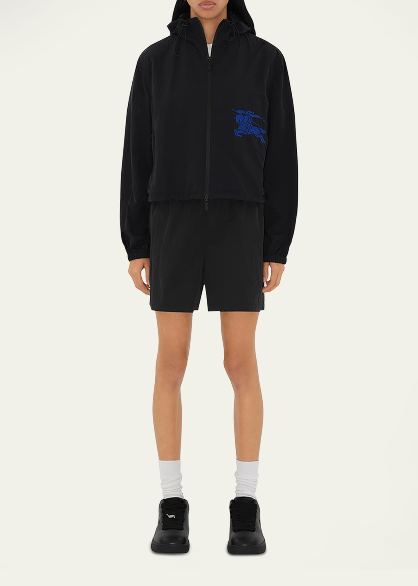 Burberry EKD Embroidered Hooded Jacket Image 2 of 5