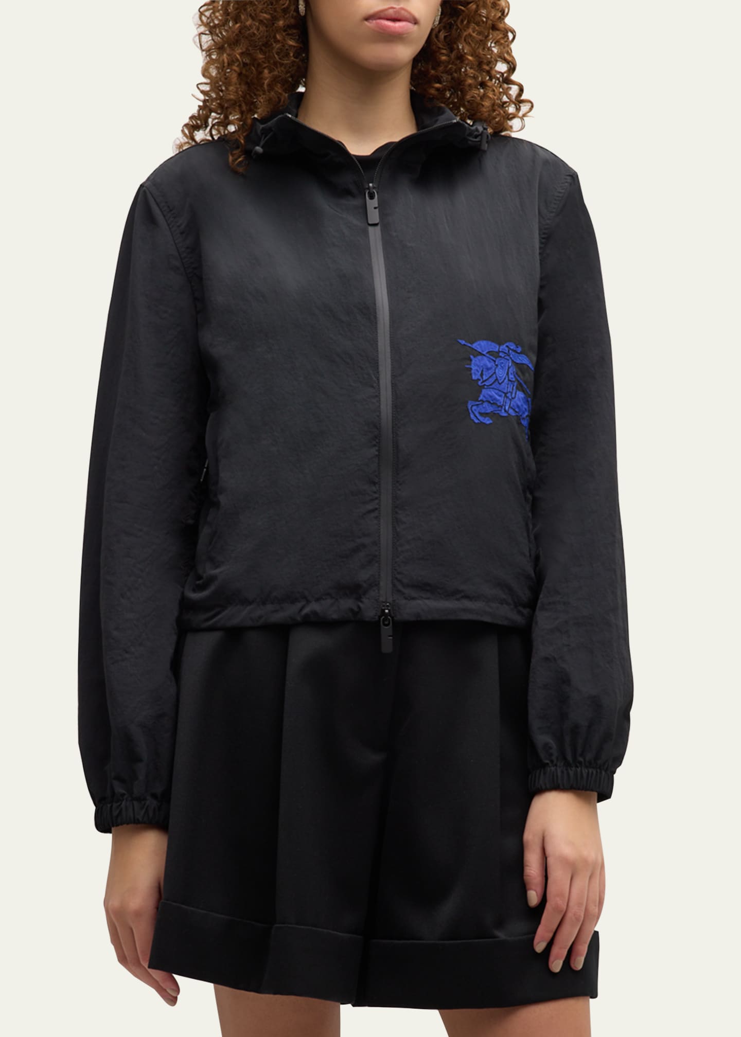 Burberry EKD Embroidered Hooded Jacket Image 4 of 5