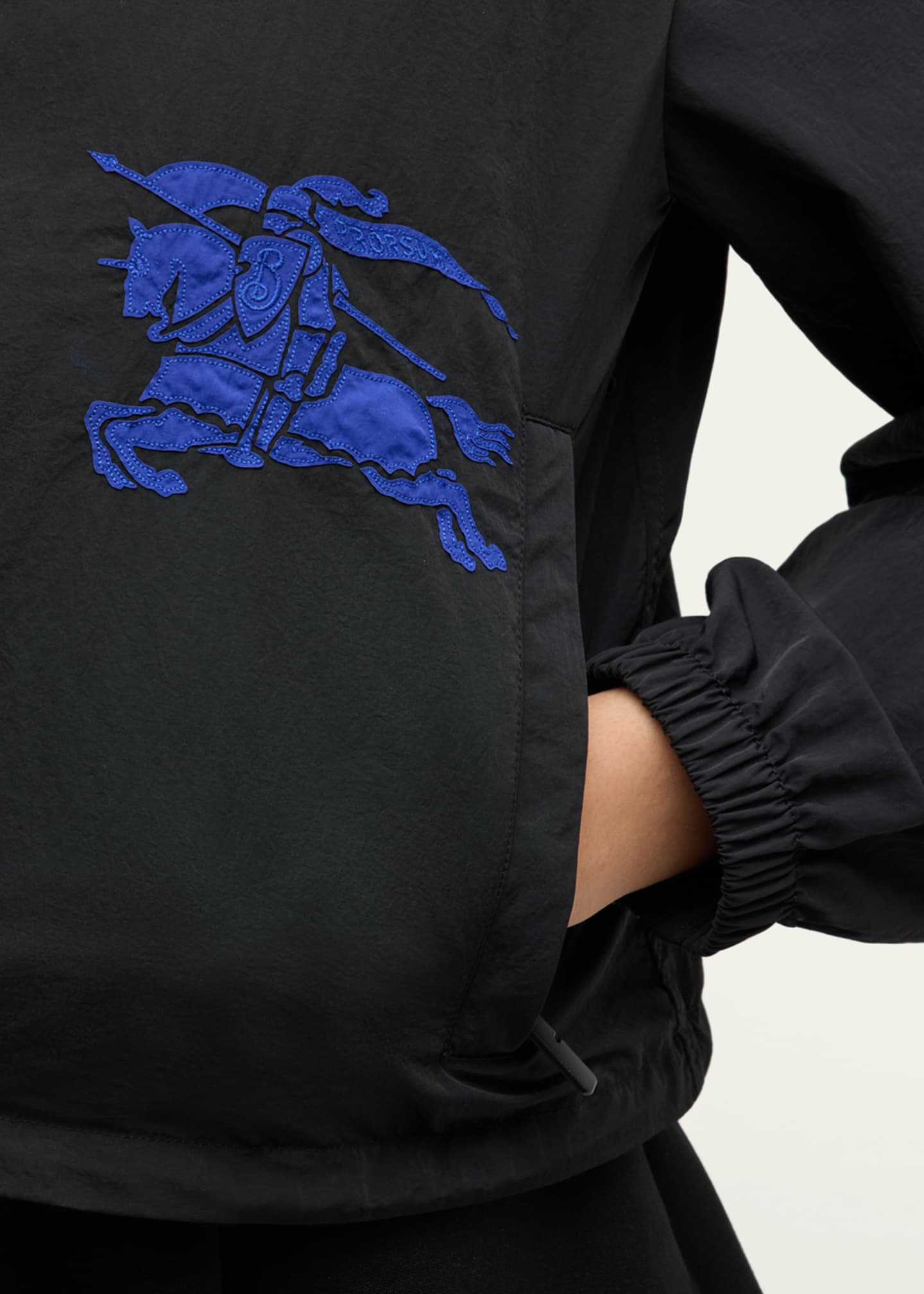 Burberry EKD Embroidered Hooded Jacket Image 5 of 5
