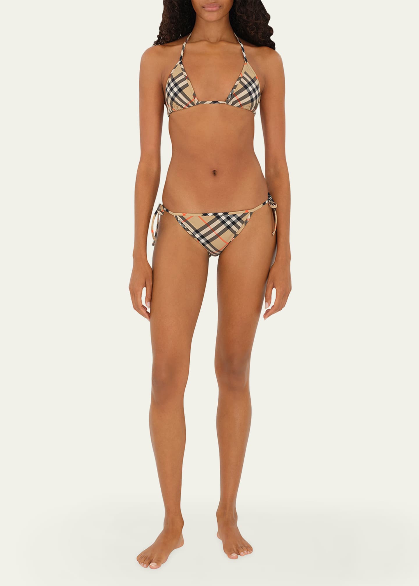 Burberry Signature Check Tie Bikini Bottoms