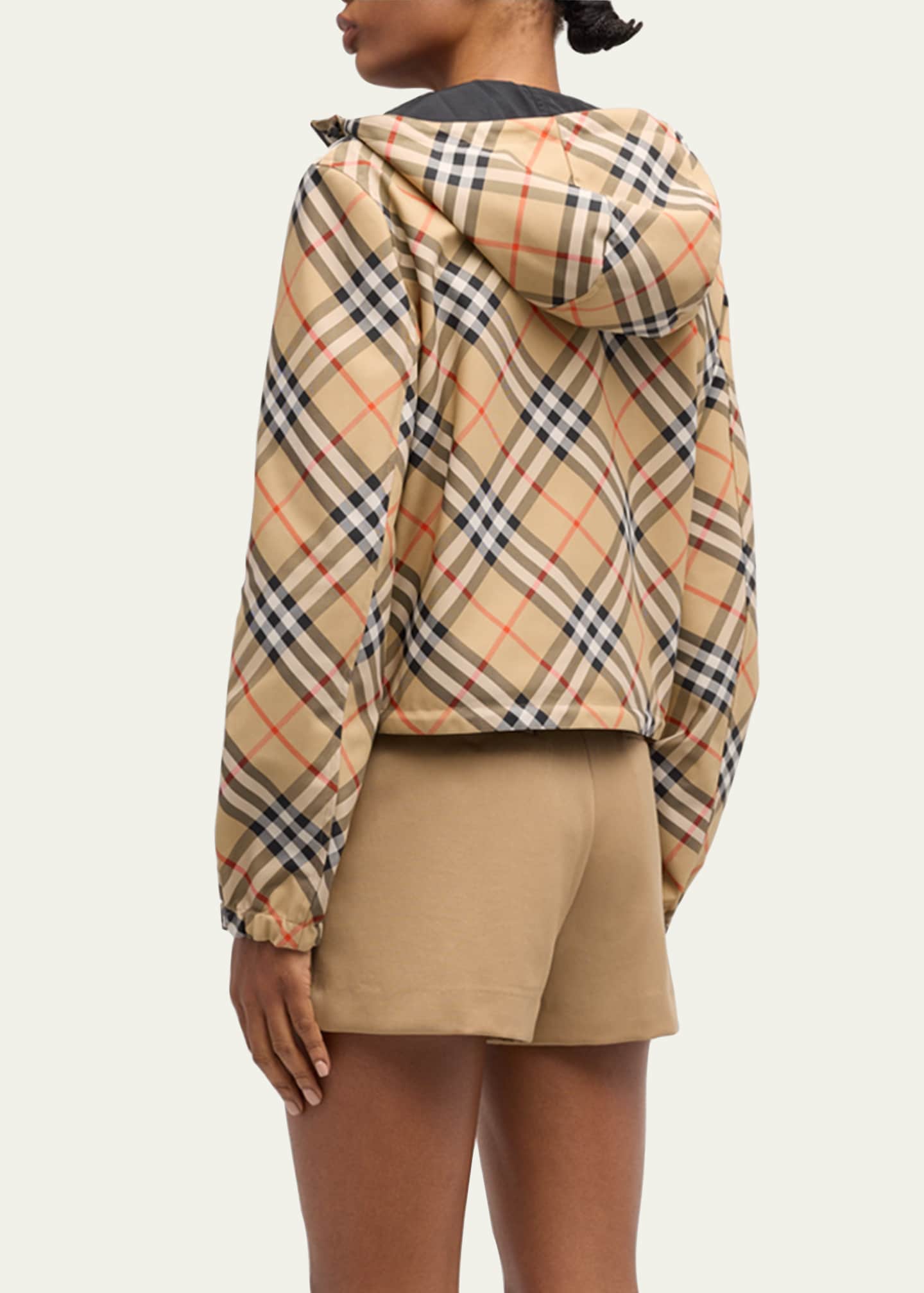 Burberry Check EKD Hooded Reversible Jacket Image 3 of 6