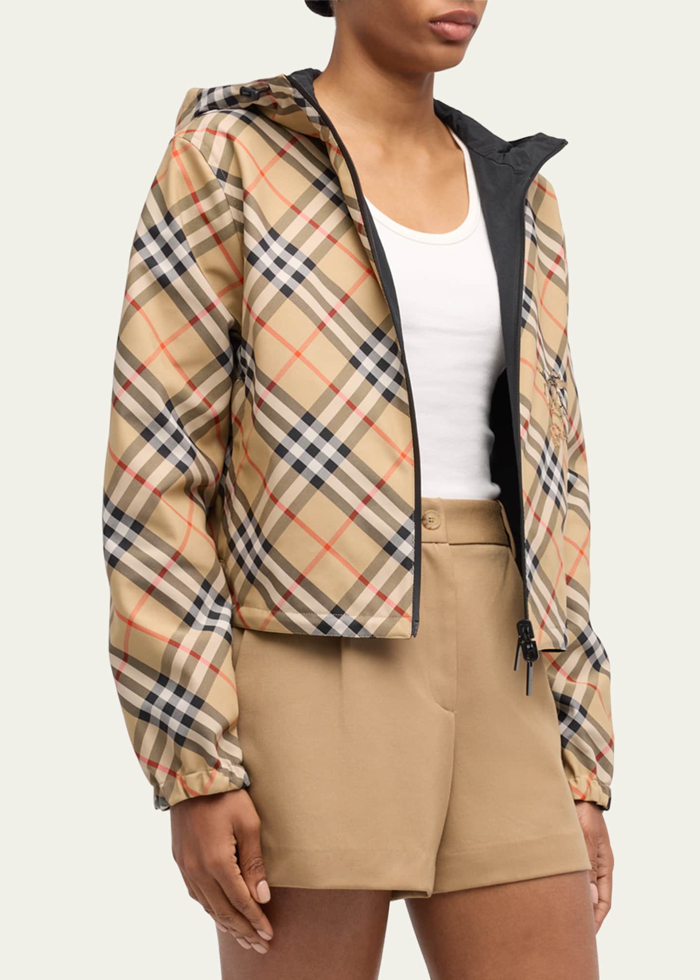 Burberry Check EKD Hooded Reversible Jacket Image 4 of 6