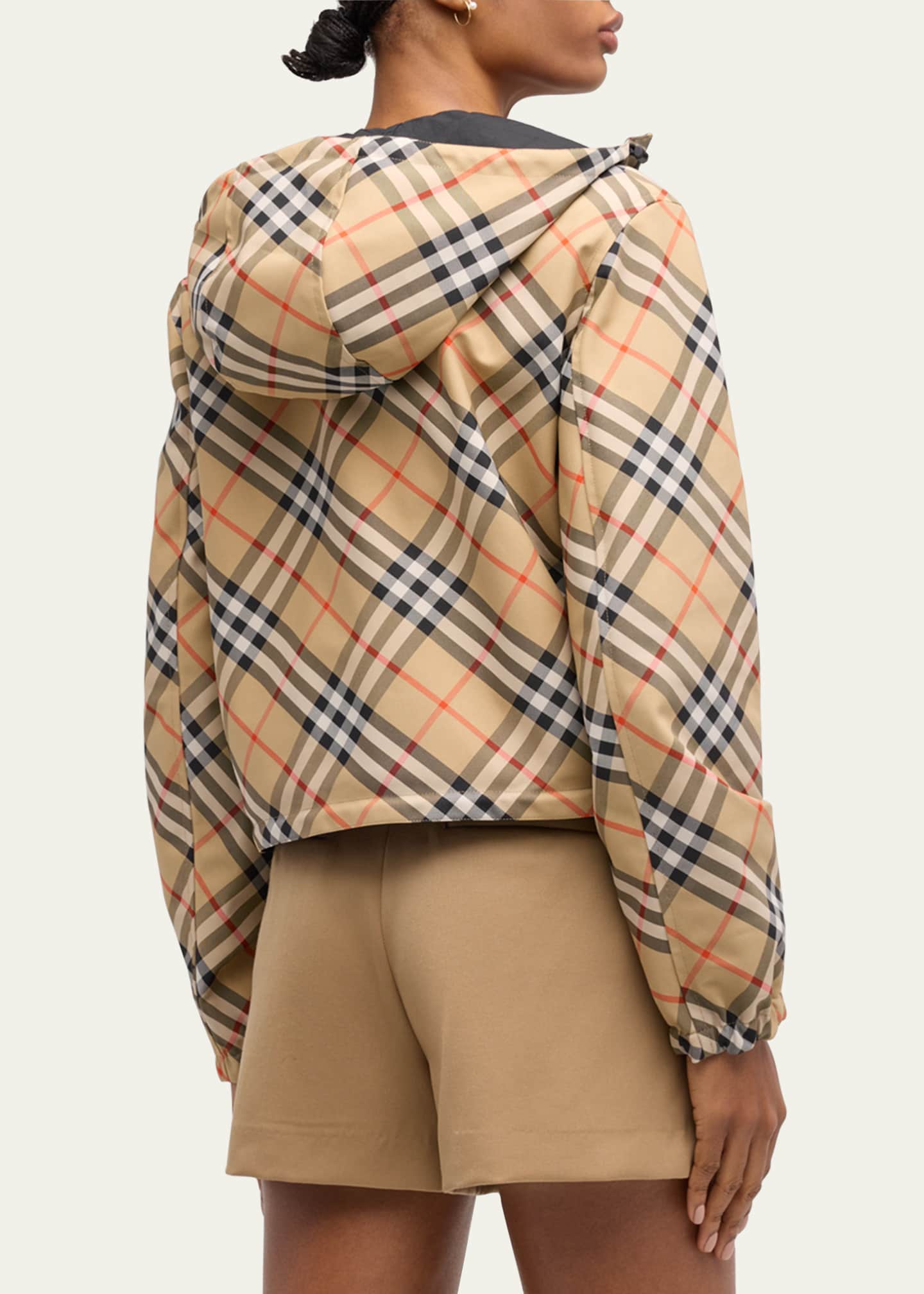 Burberry Check EKD Hooded Reversible Jacket Image 6 of 6