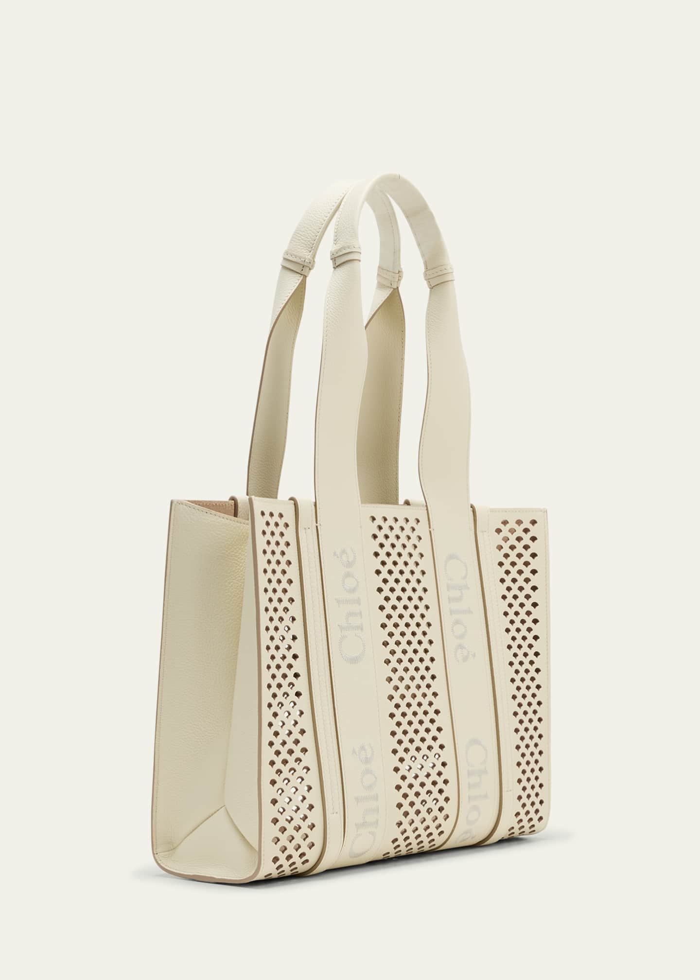Perforated tote bag top
