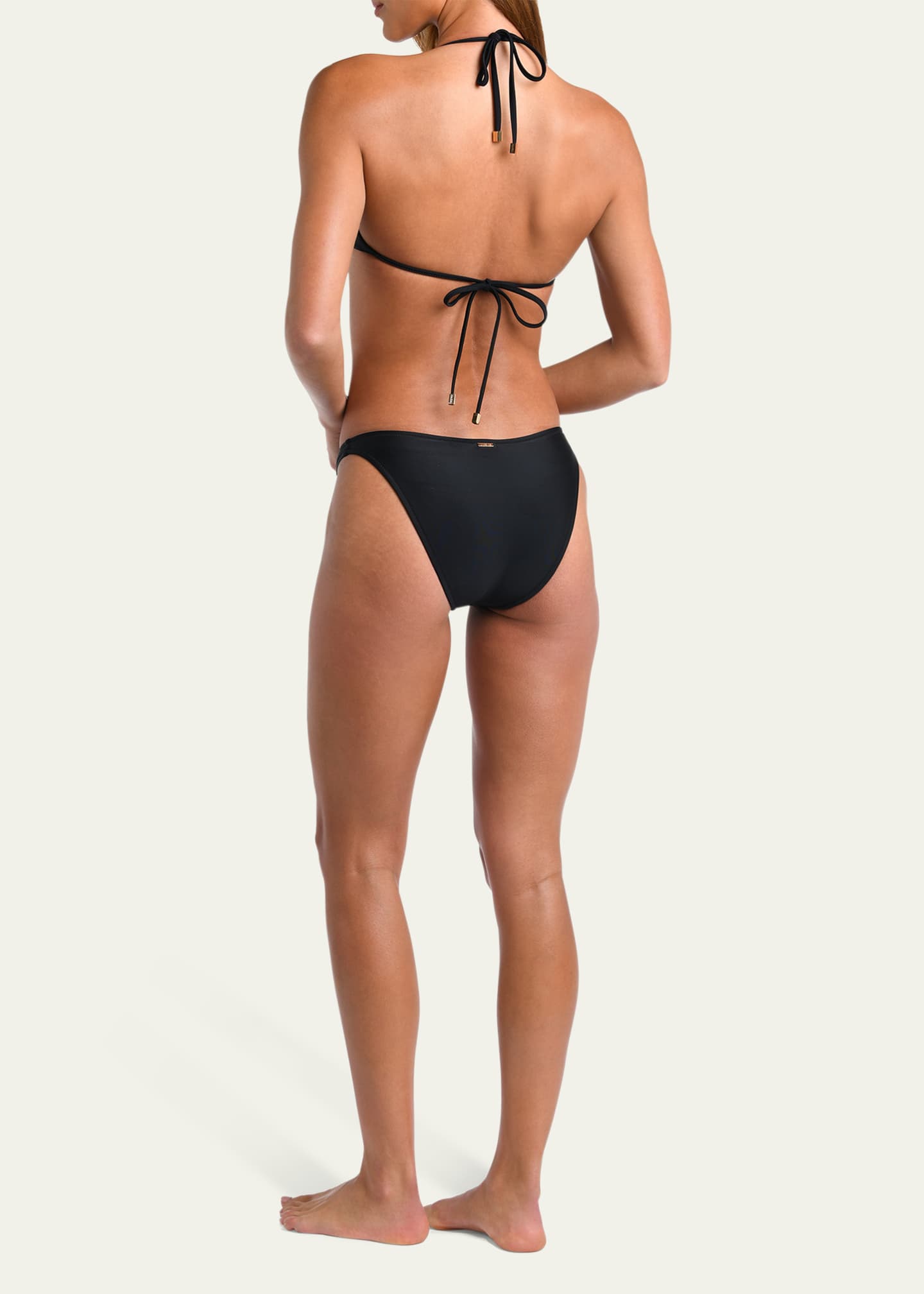 L'Agence Annabelle Solid Triangle Bikini Top Image 3 of 4