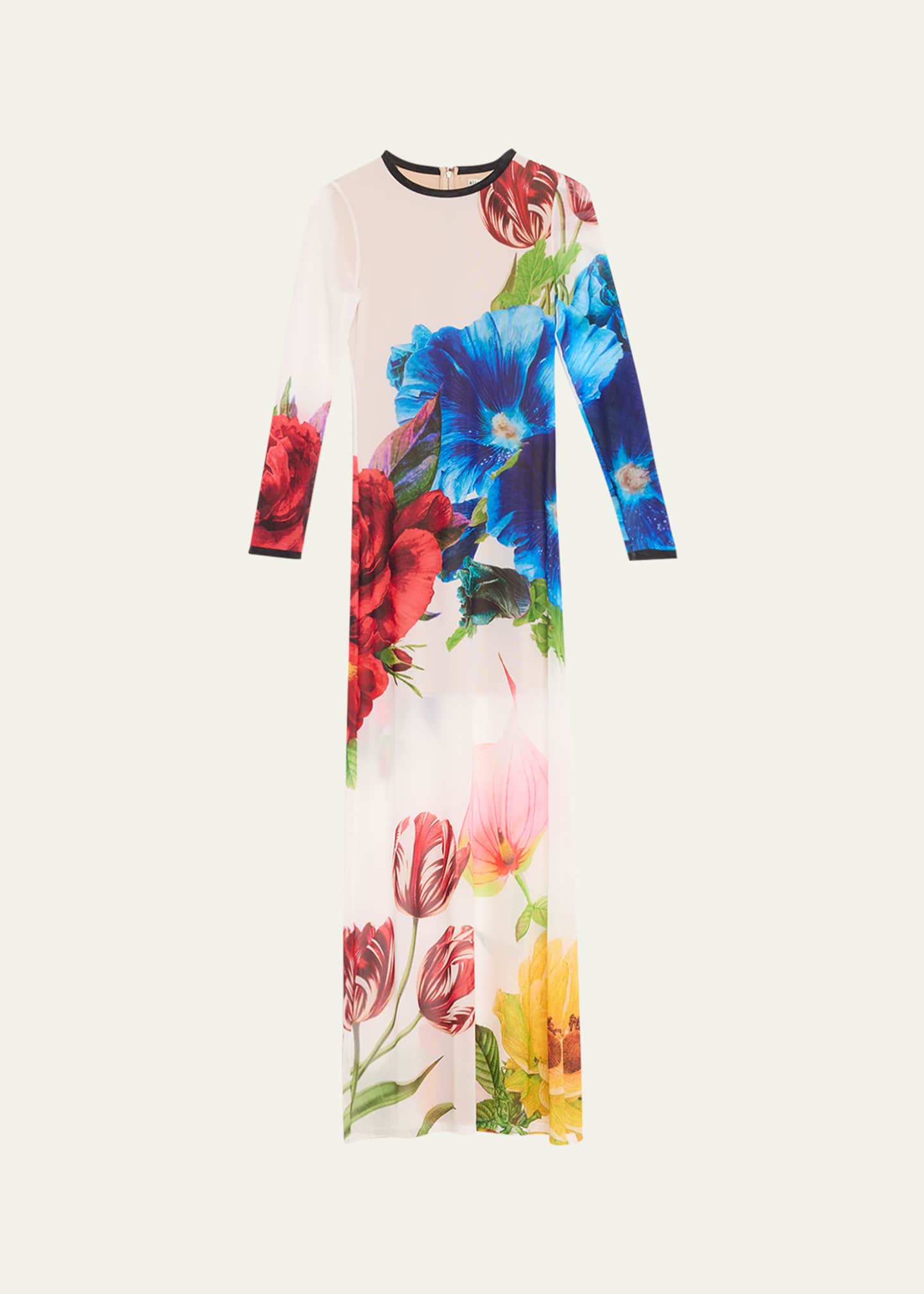 Alice Olivia Delora Le Parisien Long Sleeve Maxi Dress Bergdorf Goodman