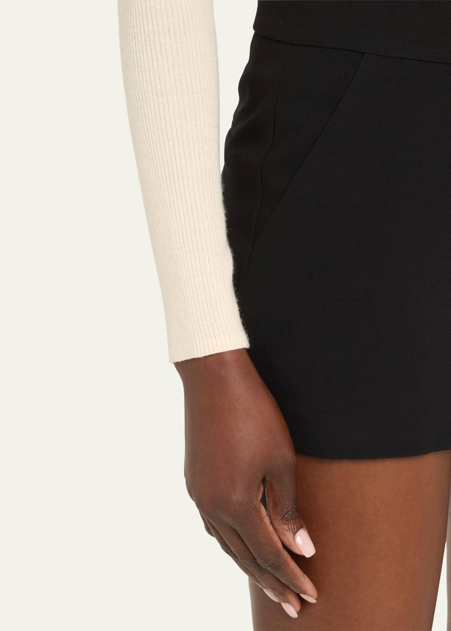 Alice + Olivia Donald High-Waist Shorts Image 5 of 5