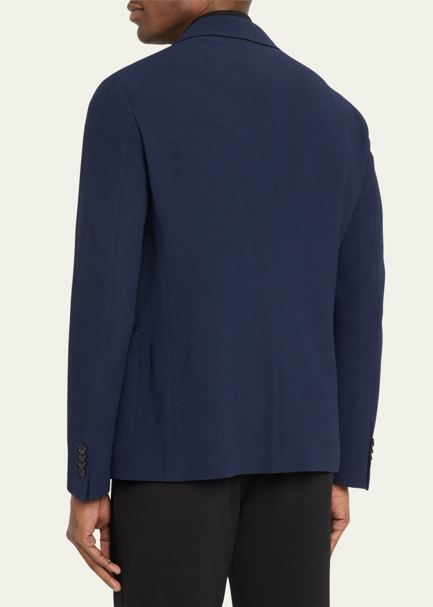 Giorgio Armani Men's Textured Suit Separate Jacket Image 3 of 5