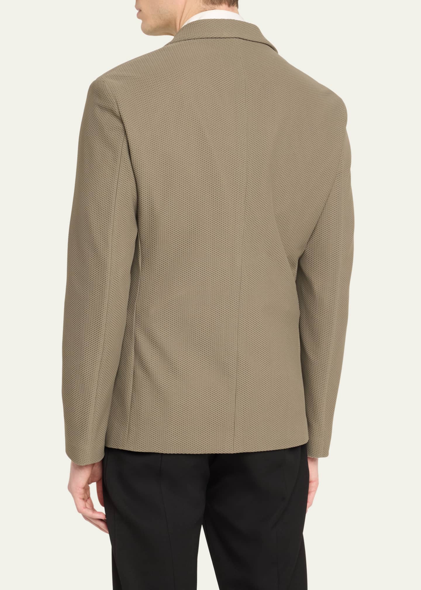 Giorgio Armani Men's Single-Breasted Rice Stitch Sport Coat Image 3 of 5