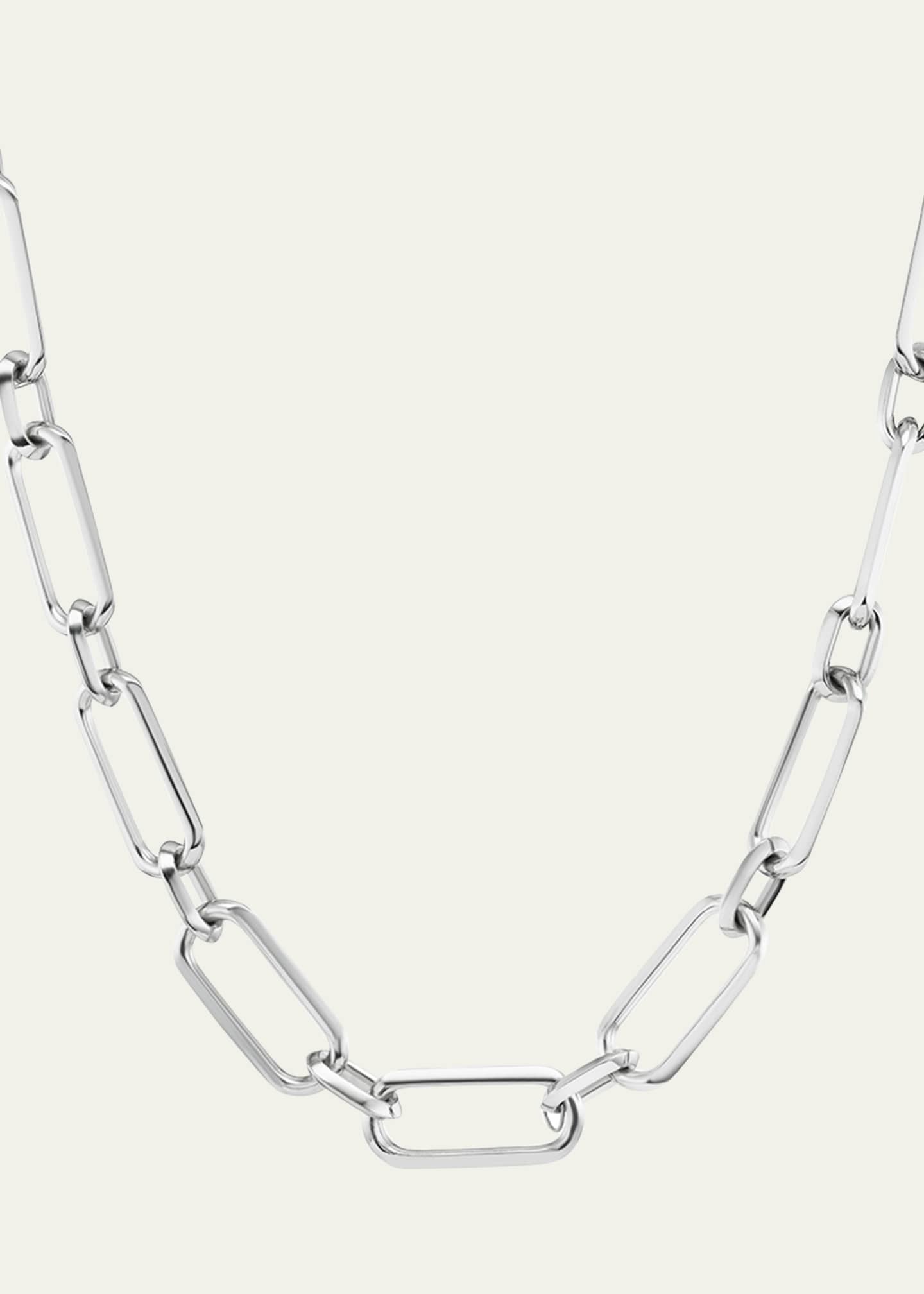 Sheryl Lowe Gwyneth Large Link Chain Necklace, 18"L