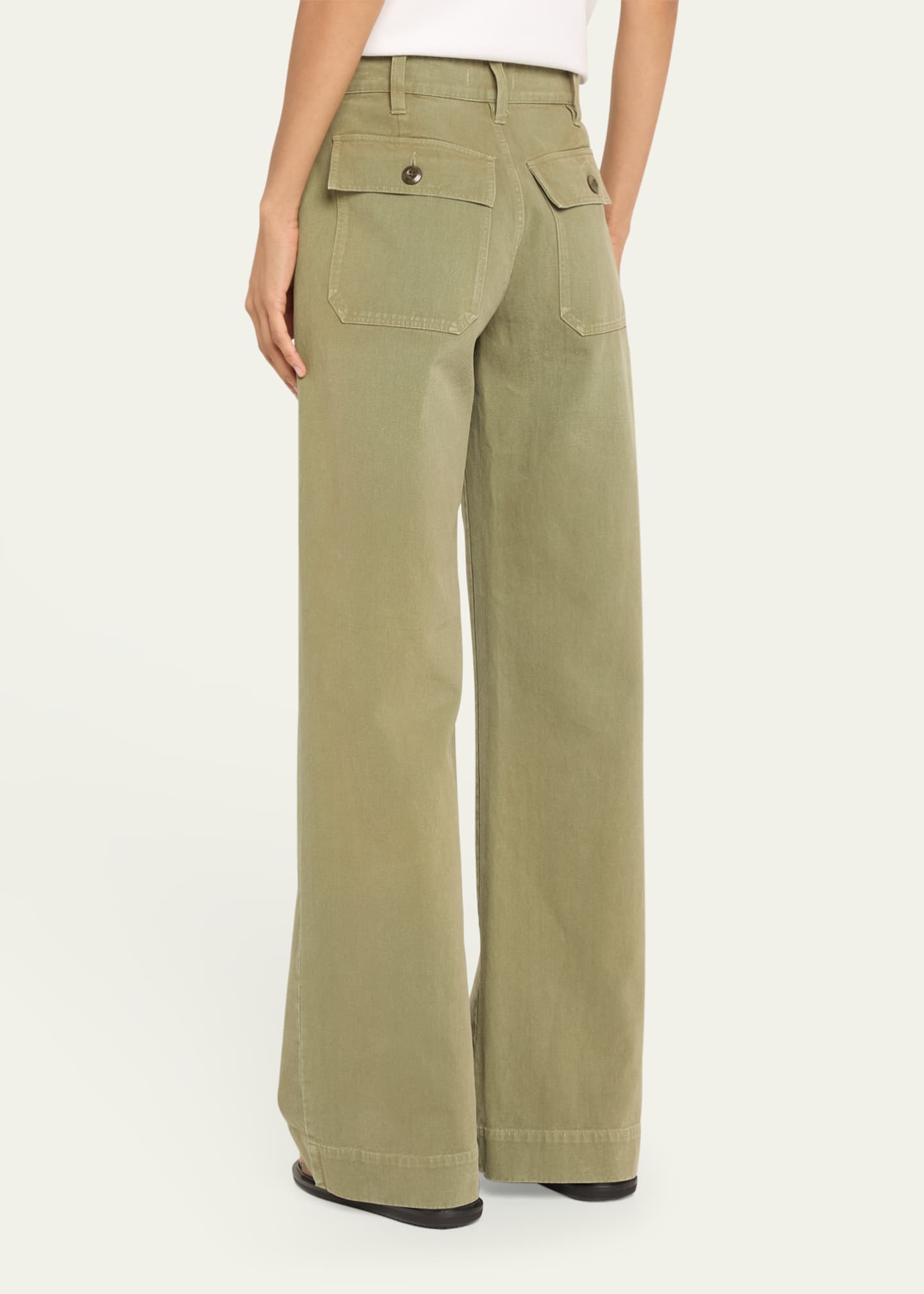 Cotton twill pants