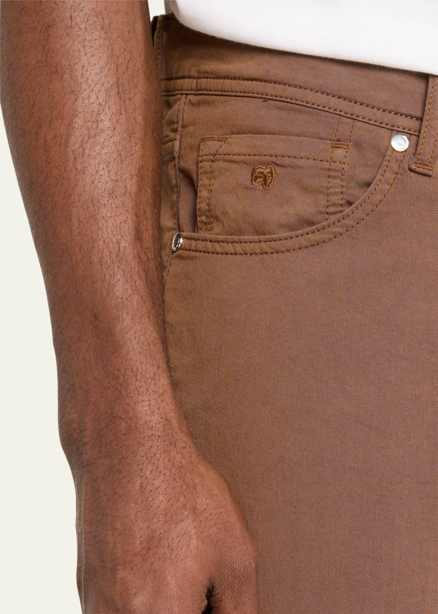 Marco Pescarolo Men's Solaro 5-Pocket Pants Image 5 of 5