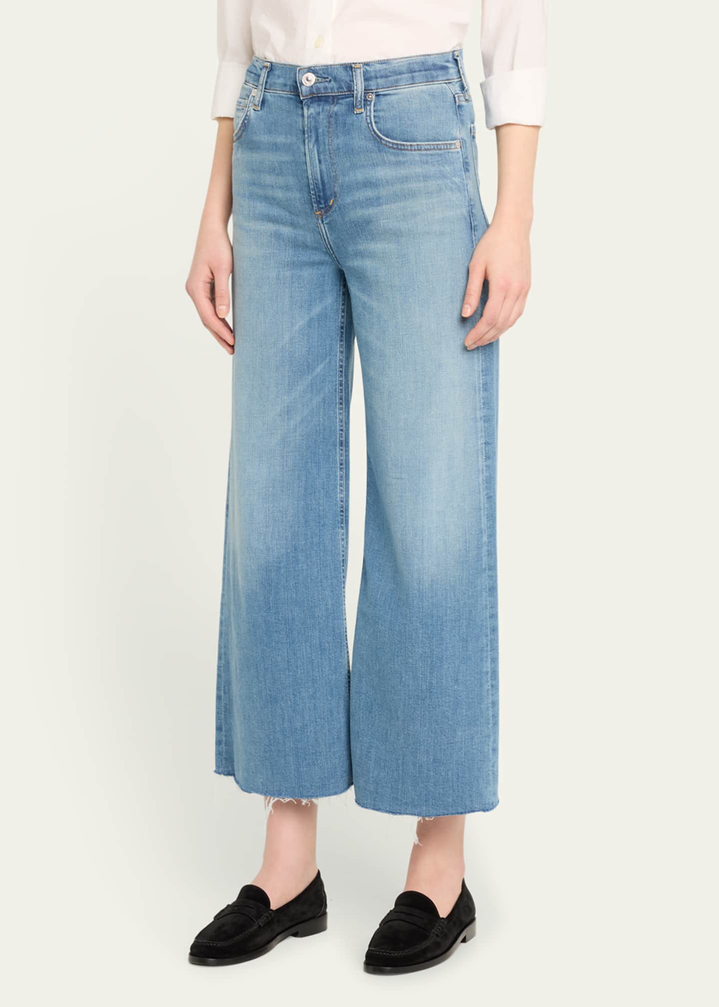 Citizens of Humanity Lyra Cropped Wide-Leg Jeans Image 4 of 5