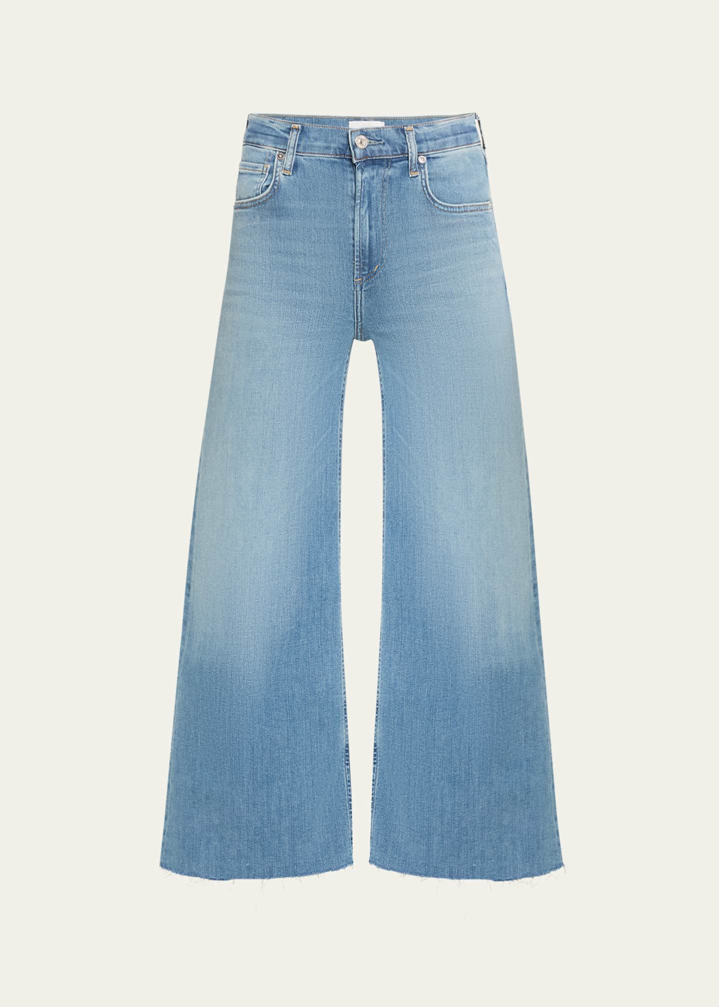 Citizens of Humanity Lyra Cropped Wide-Leg Jeans Image 1 of 5