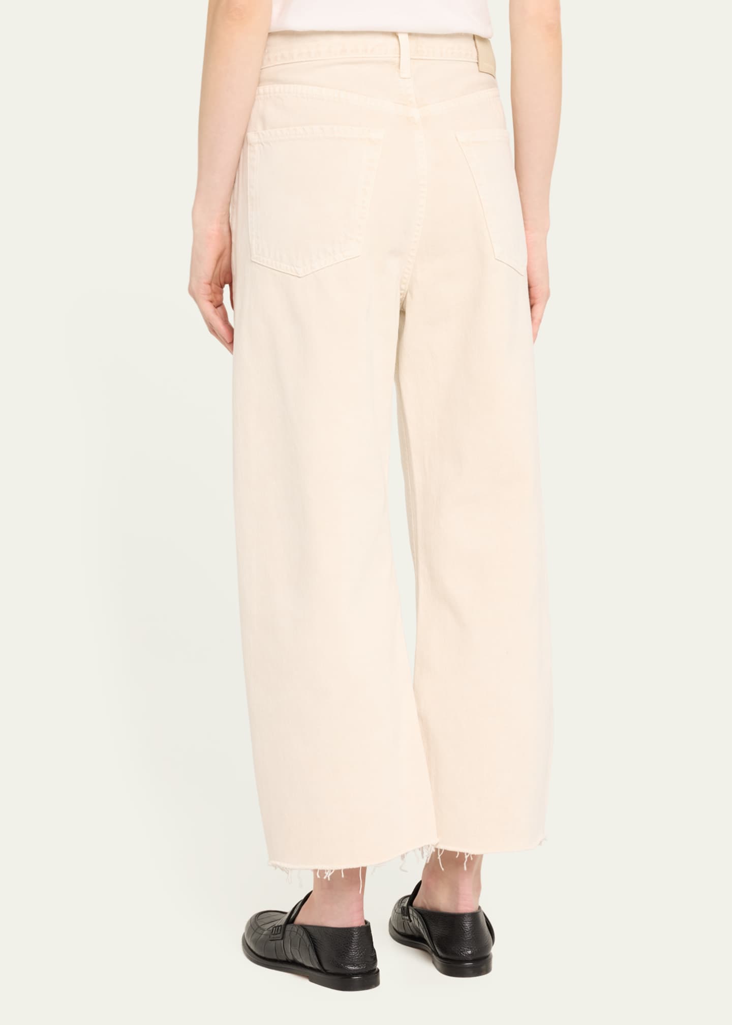 Citizens of Humanity Ayla Raw Hem Crop Pants Image 3 of 5