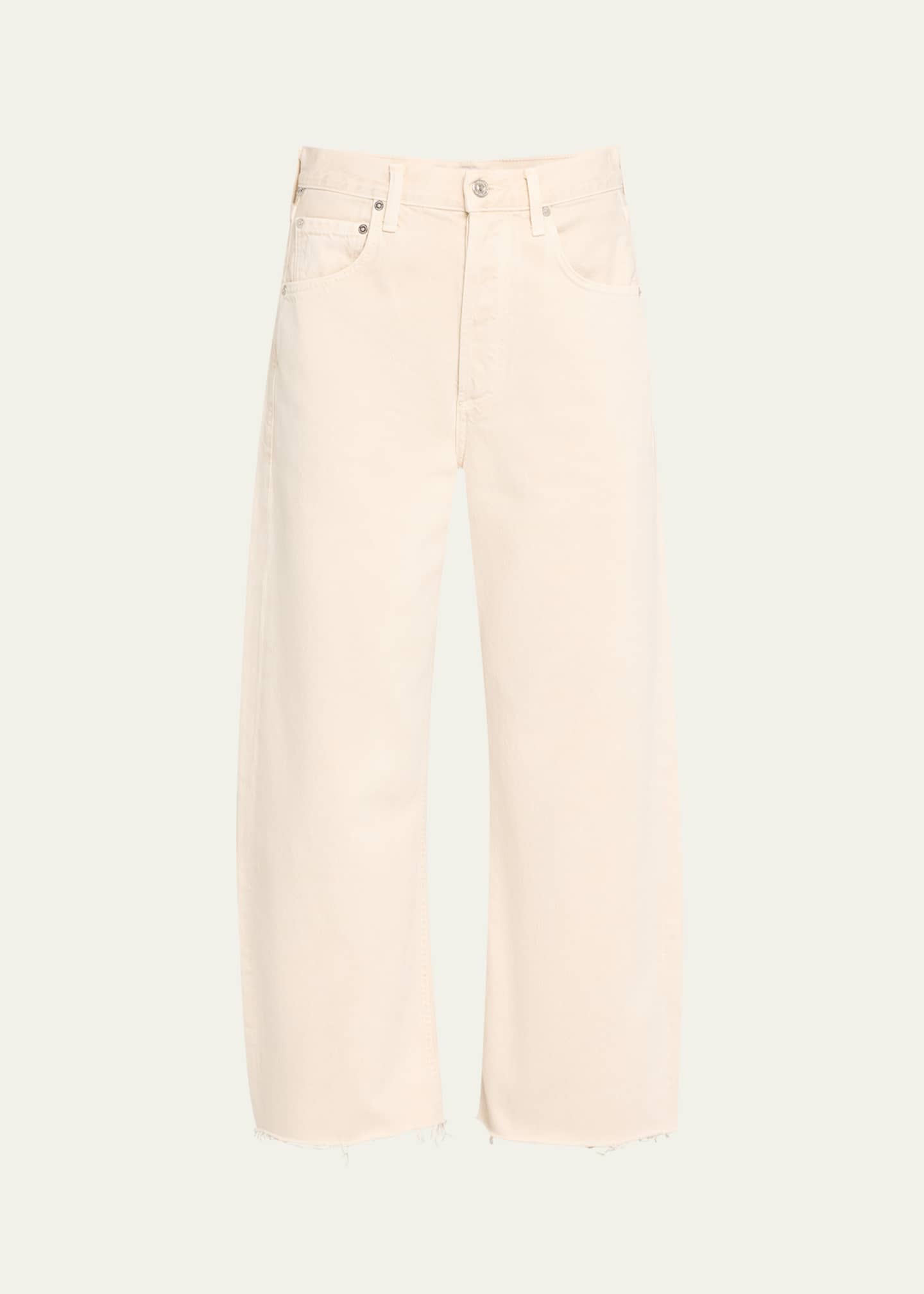 Citizens of Humanity Ayla Raw Hem Crop Pants Image 1 of 5
