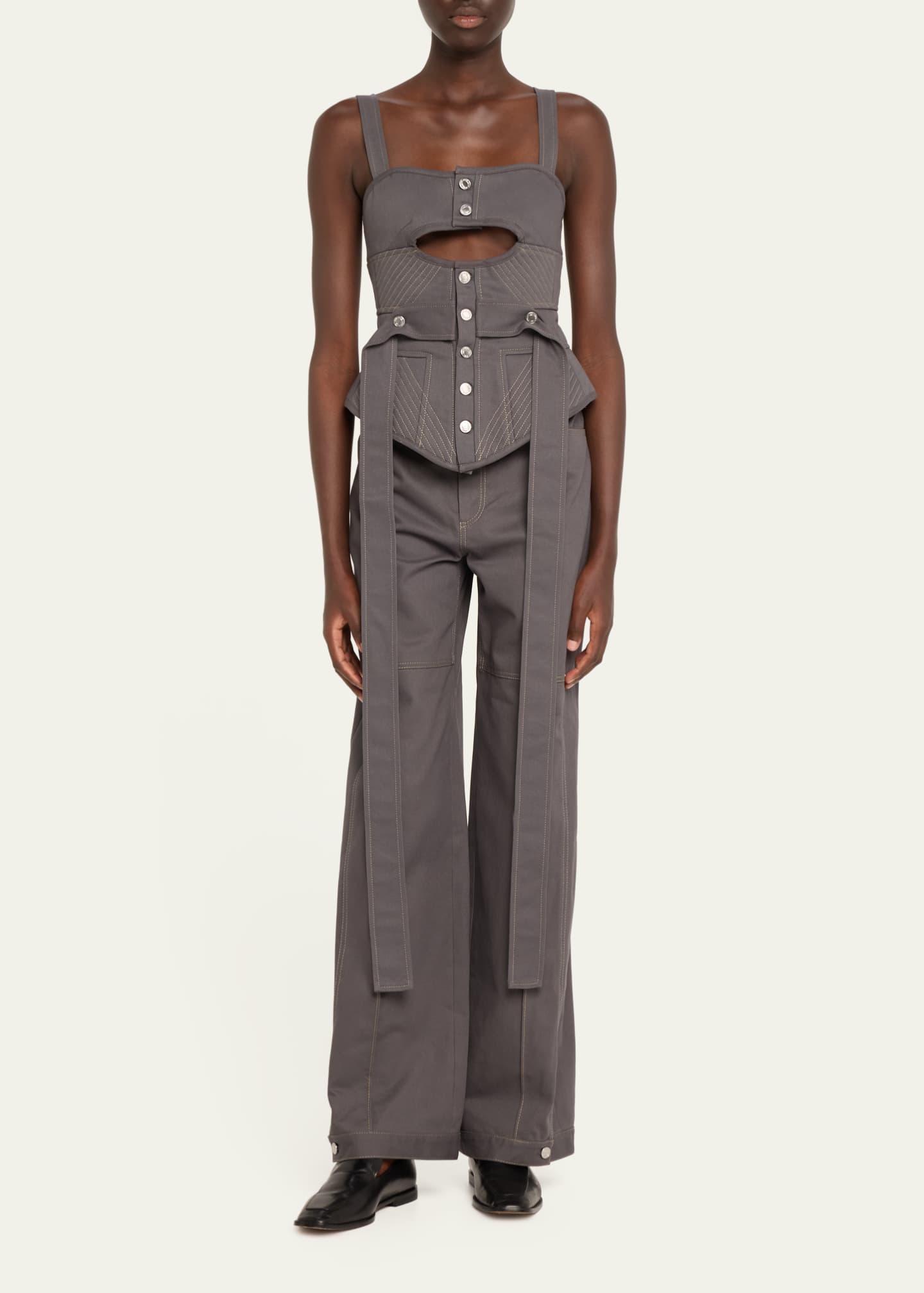 Jane Wade Slit Hem Jeans Image 2 of 5