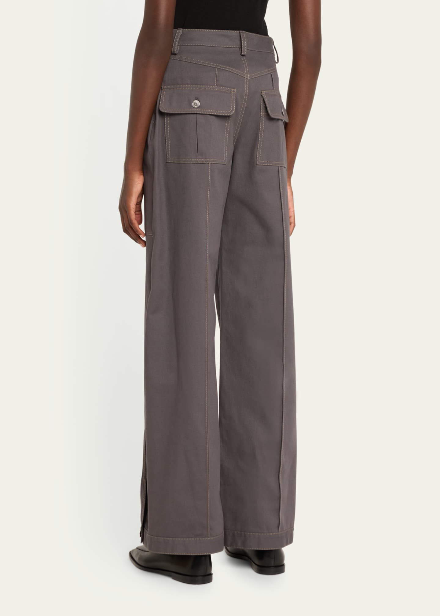 Jane Wade Slit Hem Jeans Image 3 of 5