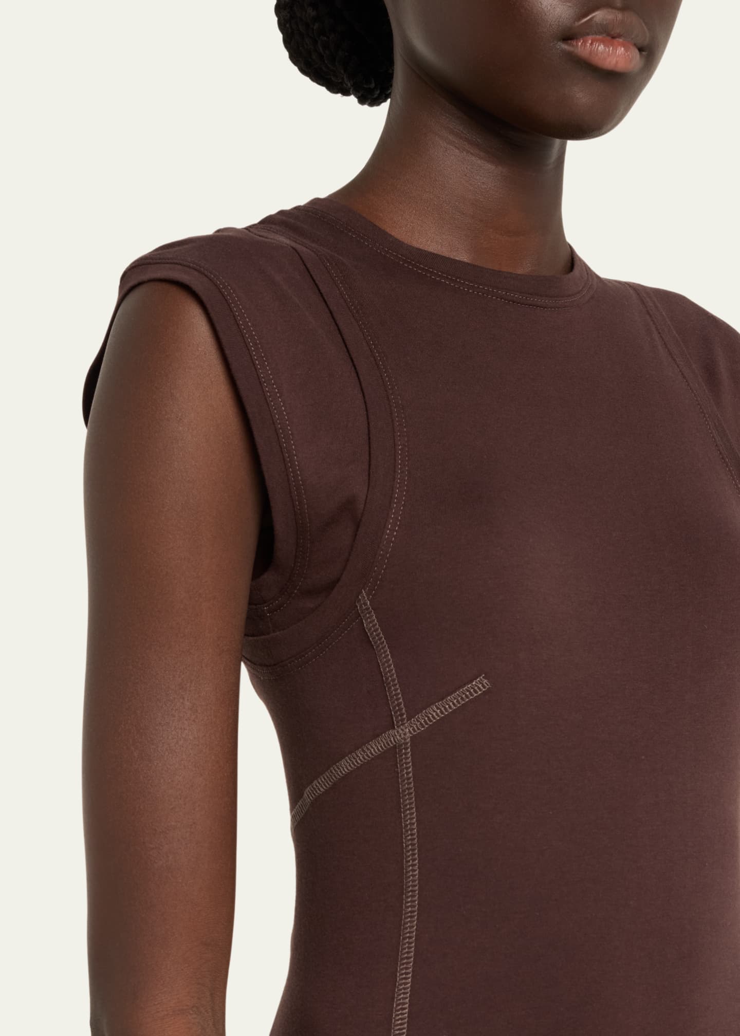 Jane Wade Cap-Sleeve Jersey Midi Dress Image 5 of 5