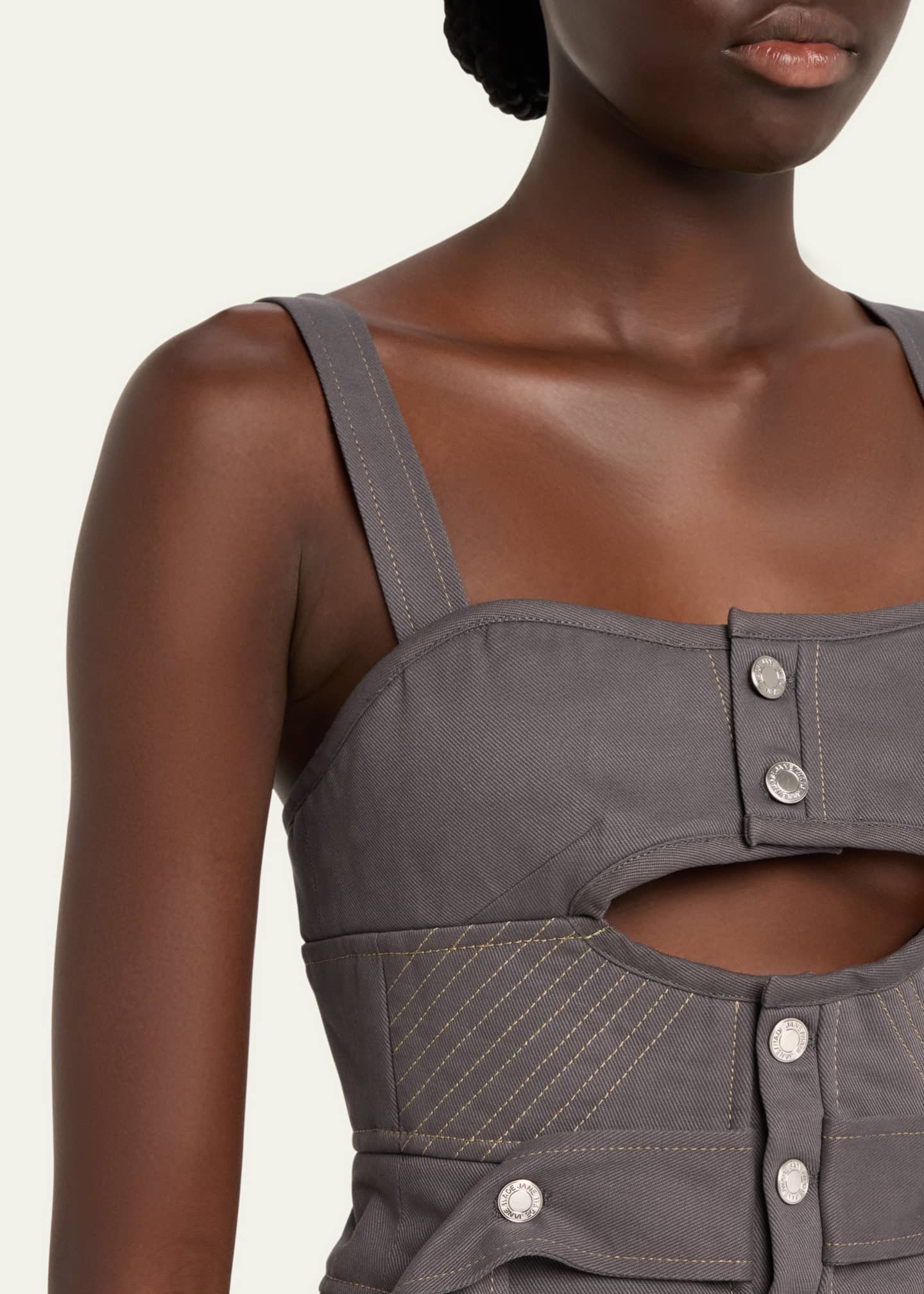 Jane Wade Port Denim Bustier Top Image 5 of 5