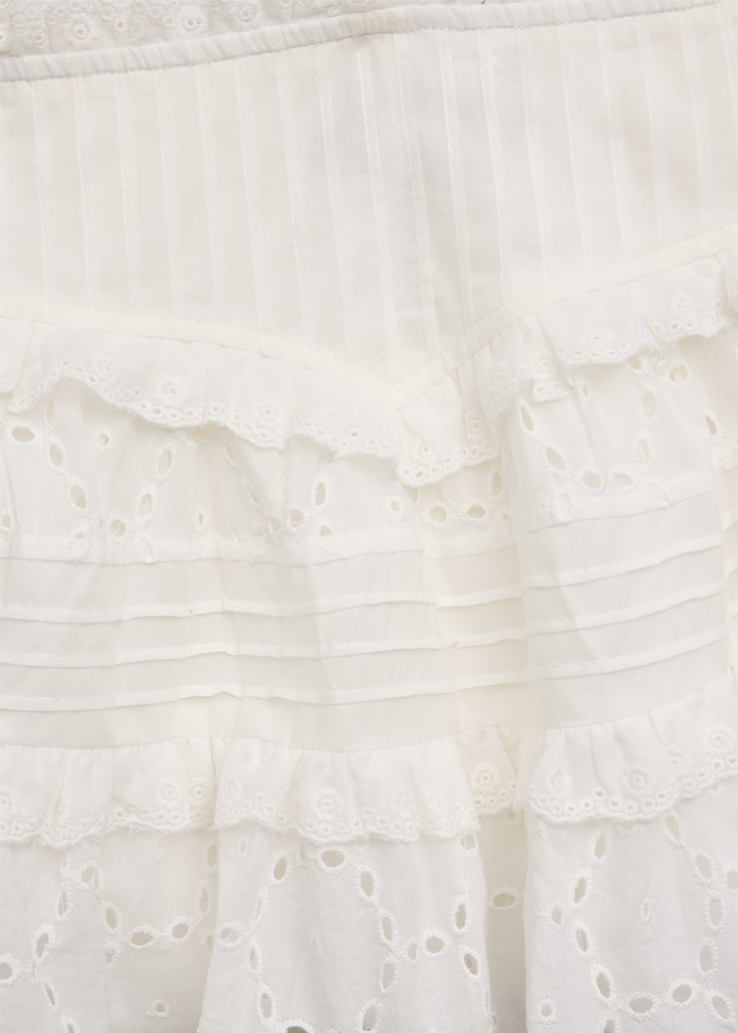 KatieJ NYC Girl's Tween Willow Eyelet Lace Skirt, Size S-XL Image 3 of 3