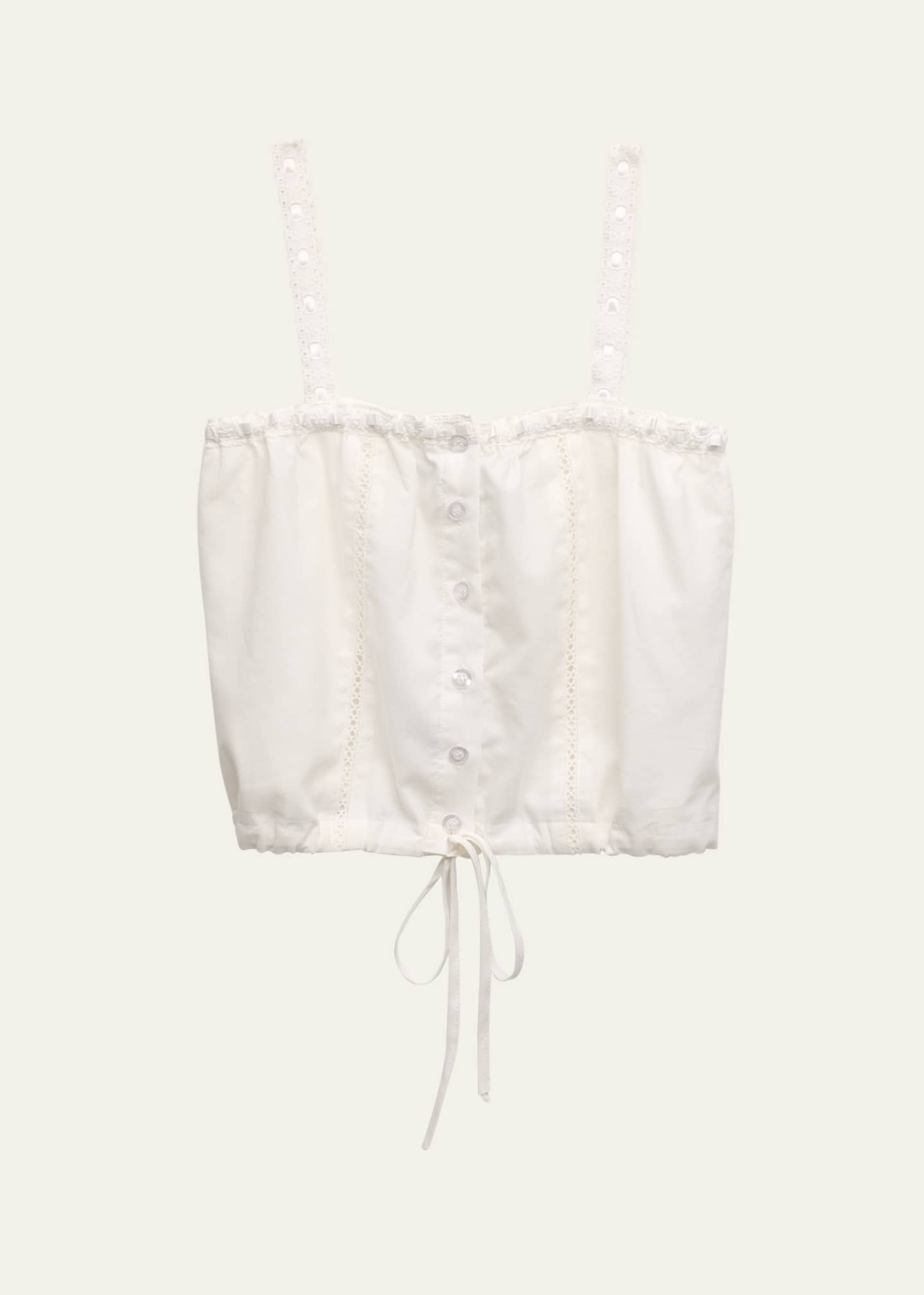KatieJ NYC Girl's Willow Tween Lace Insert Cami, Size S-XL Image 1 of 3