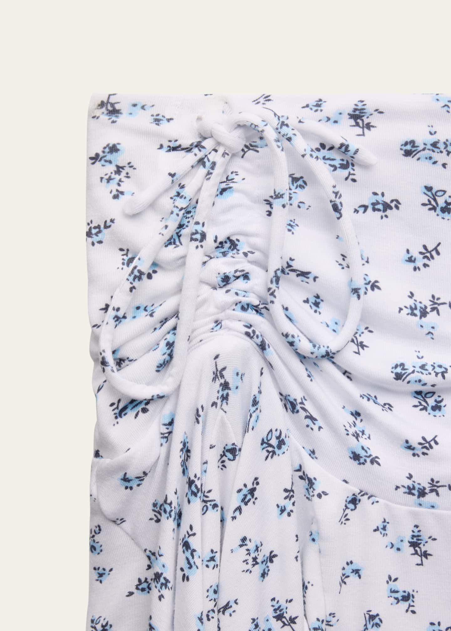 KatieJ NYC Girl's Tween Jax Drawstring Floral-Print Skirt, Size S-XL Image 3 of 3