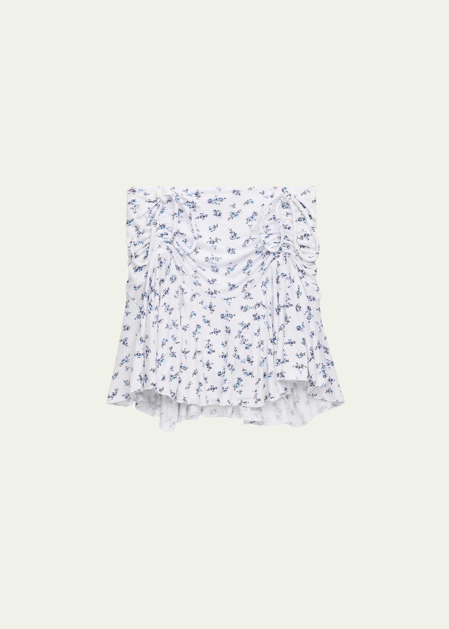 KatieJ NYC Girl's Tween Jax Drawstring Floral-Print Skirt, Size S-XL Image 1 of 3