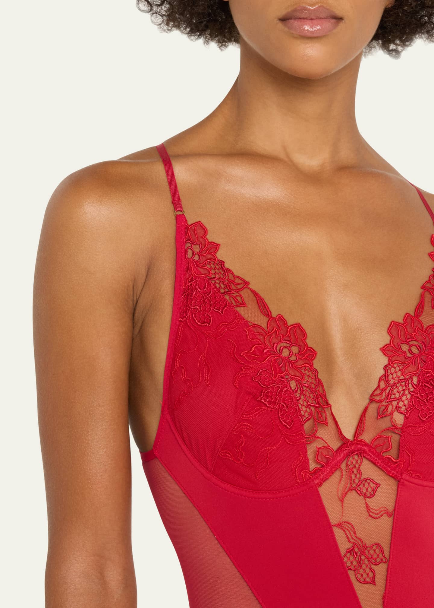 Lise Charmel Adorable En Sexy Embroidered Bodysuit Image 4 of 4