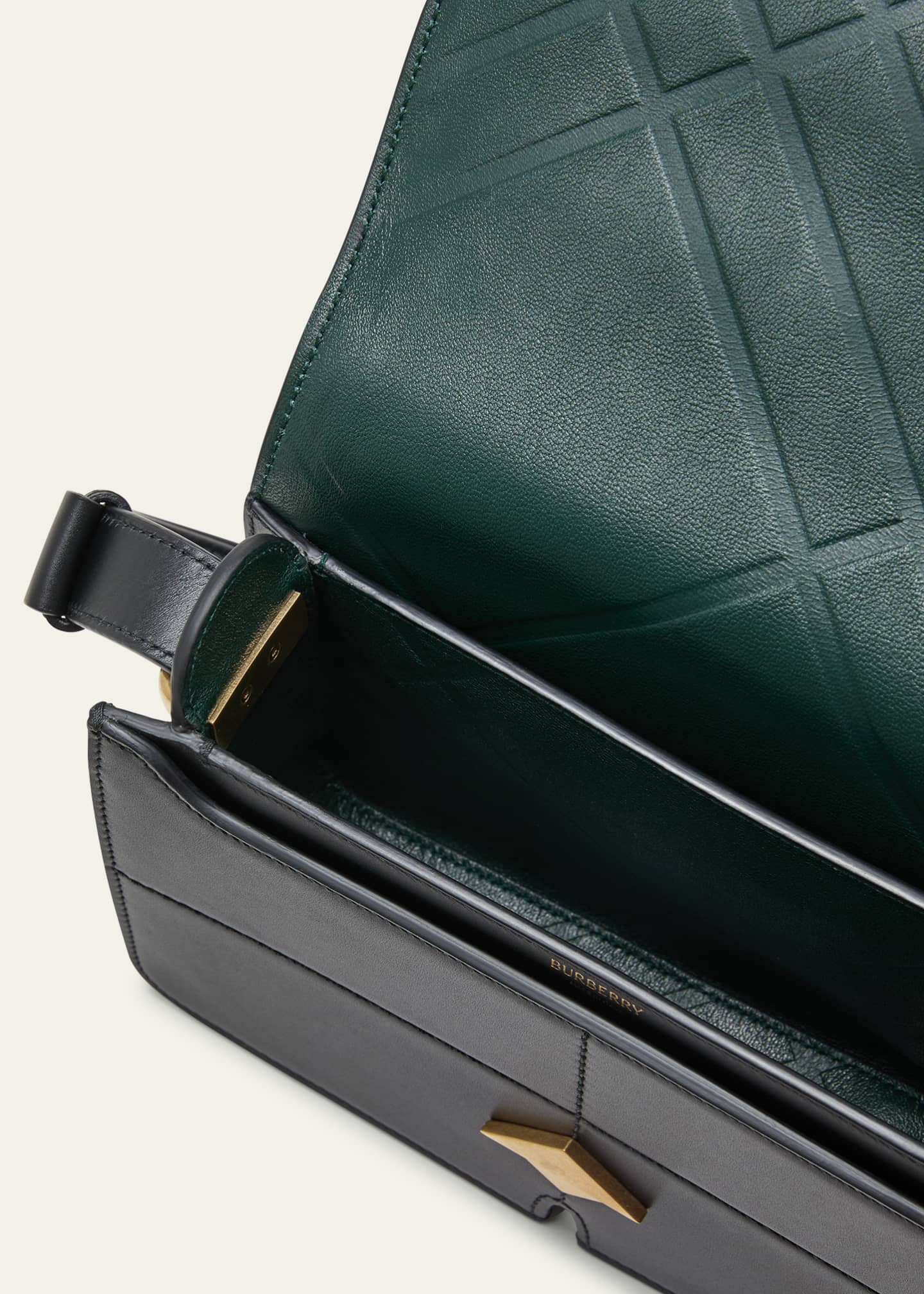 Snip Flap Leather Shoulder Bag