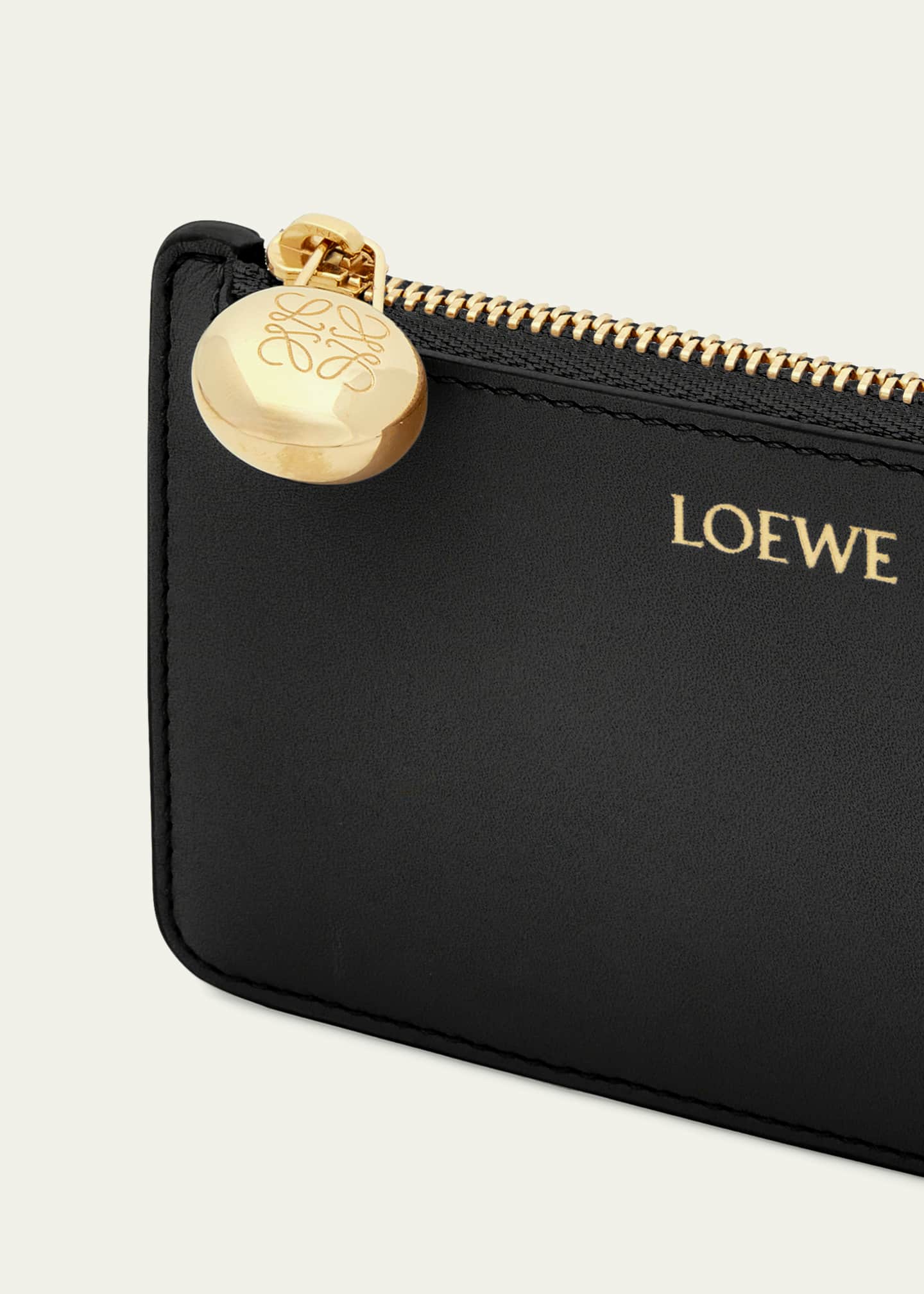 Loewe Pebble Zip Leather Card Holder Image 5 of 5