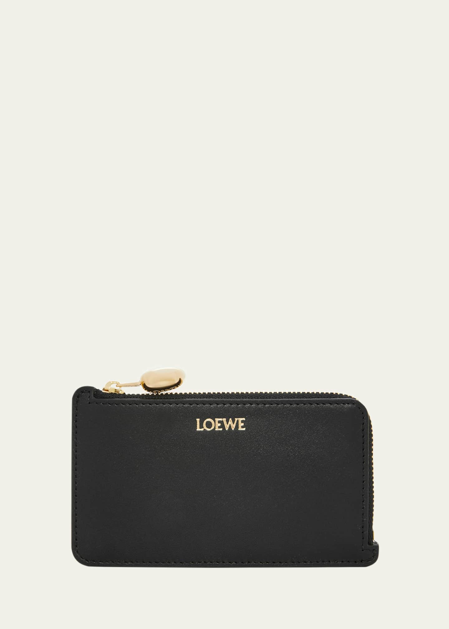 Loewe Pebble Zip Leather Card Holder Image 1 of 5