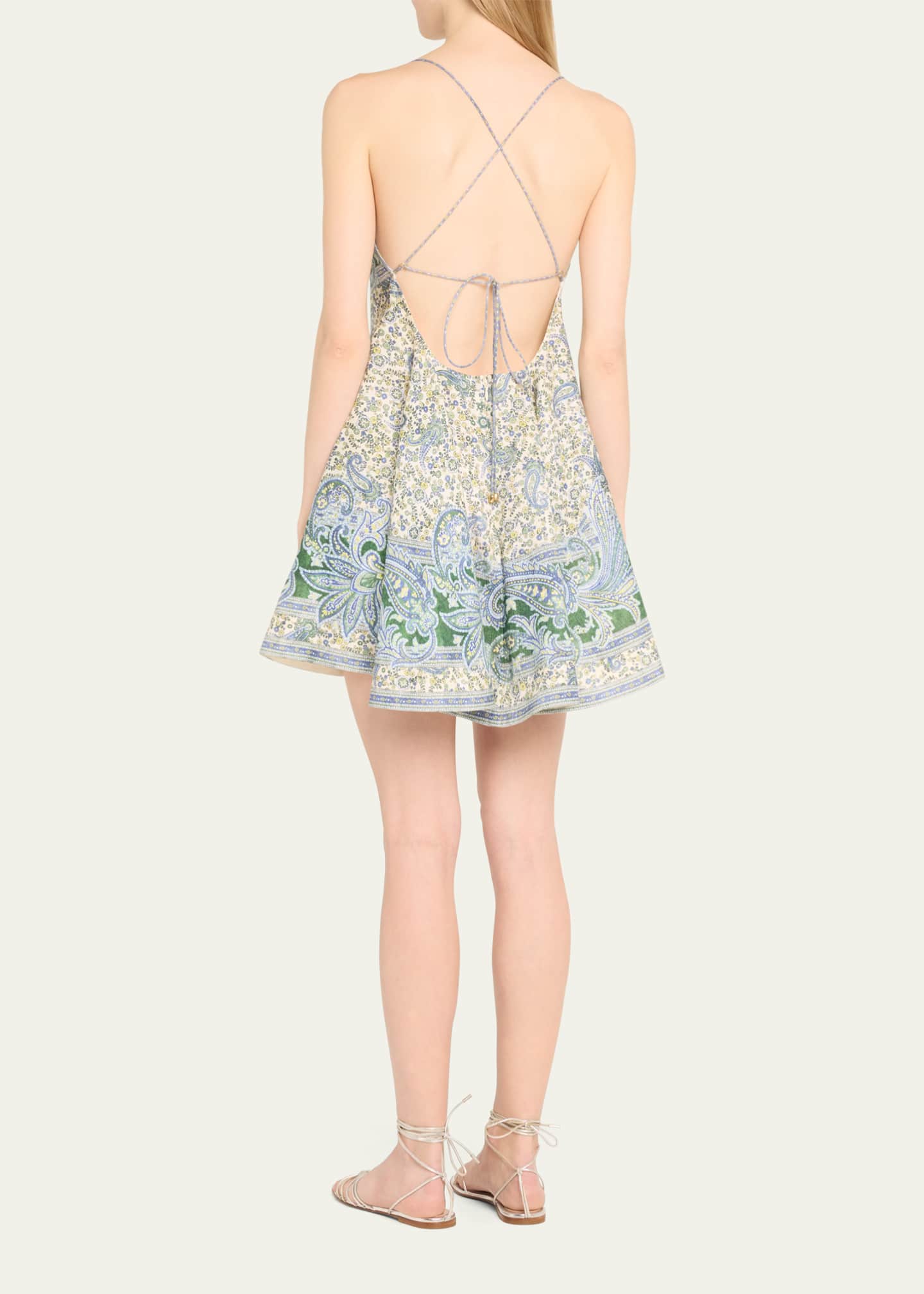 Ottie Palm Shirt Dress