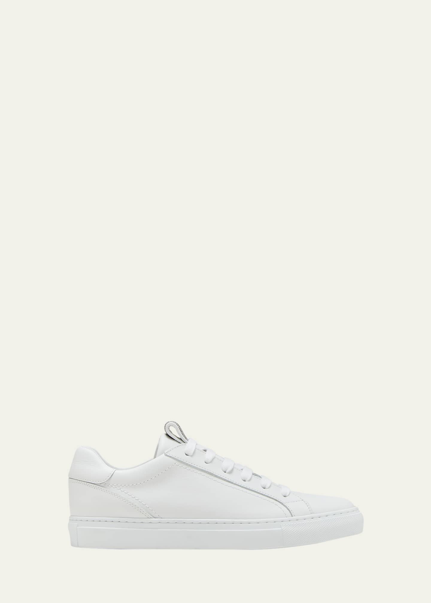 Brunello Cucinelli City Leather Monili Low-Top Sneakers Image 1 of 5