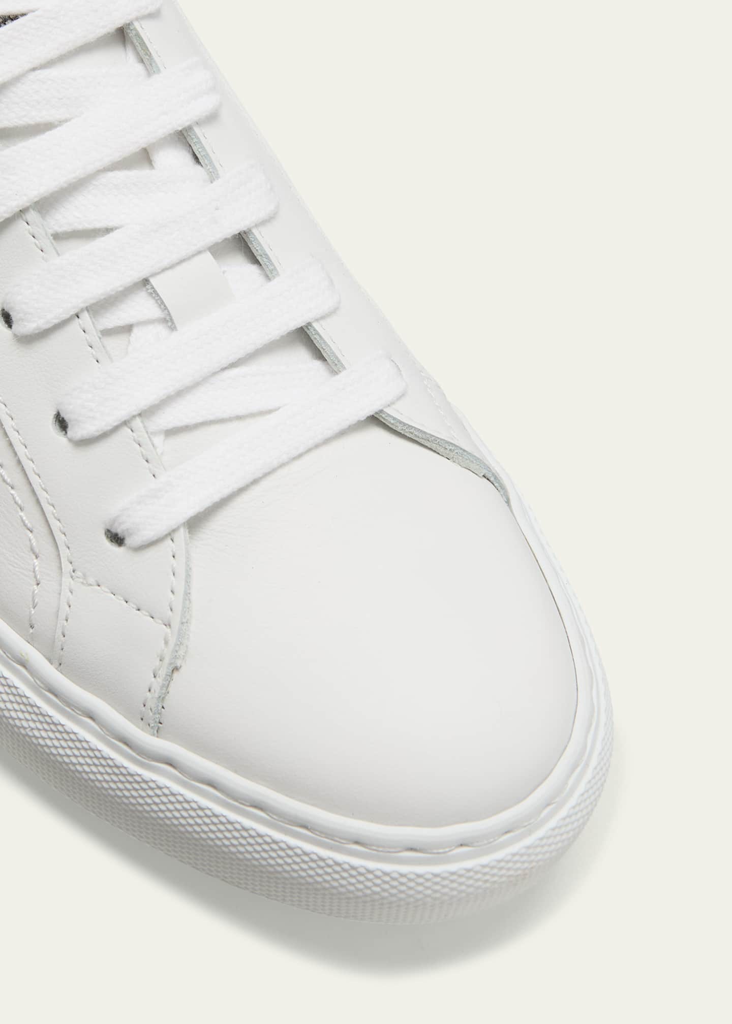 Brunello Cucinelli City Leather Monili Low-Top Sneakers Image 5 of 5