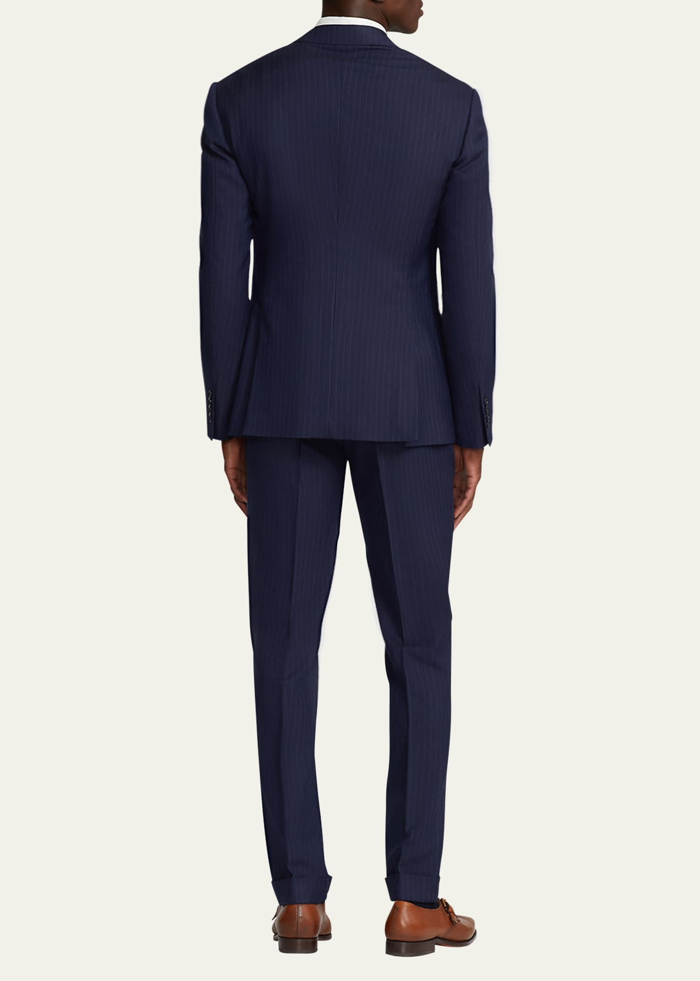 Ralph Lauren Purple Label Men's Kent Hand-Tailored Pinstripe Suit Image 3 of 5
