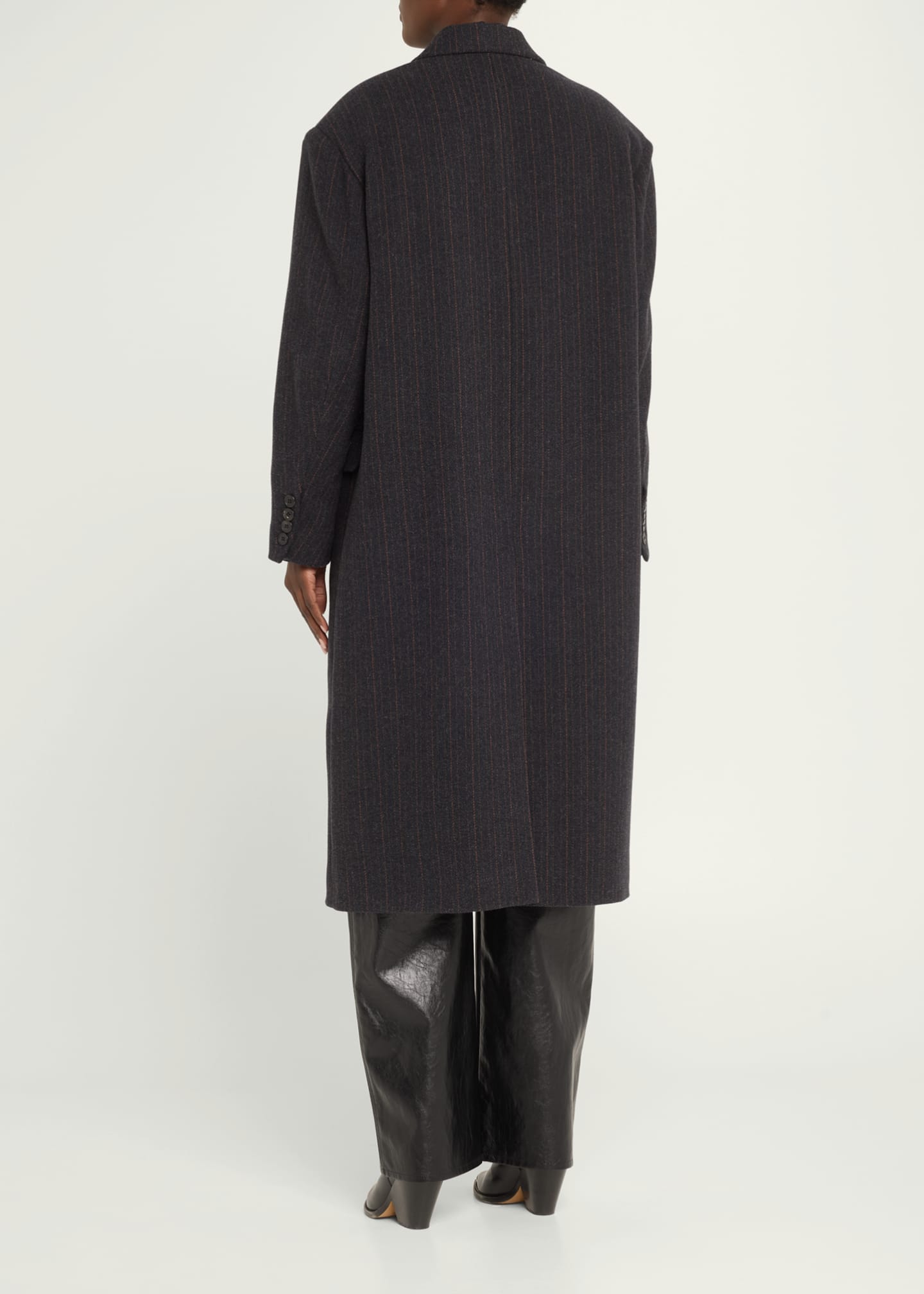Etoile Isabel Marant Lexana Stripe Top Coat Image 3 of 5