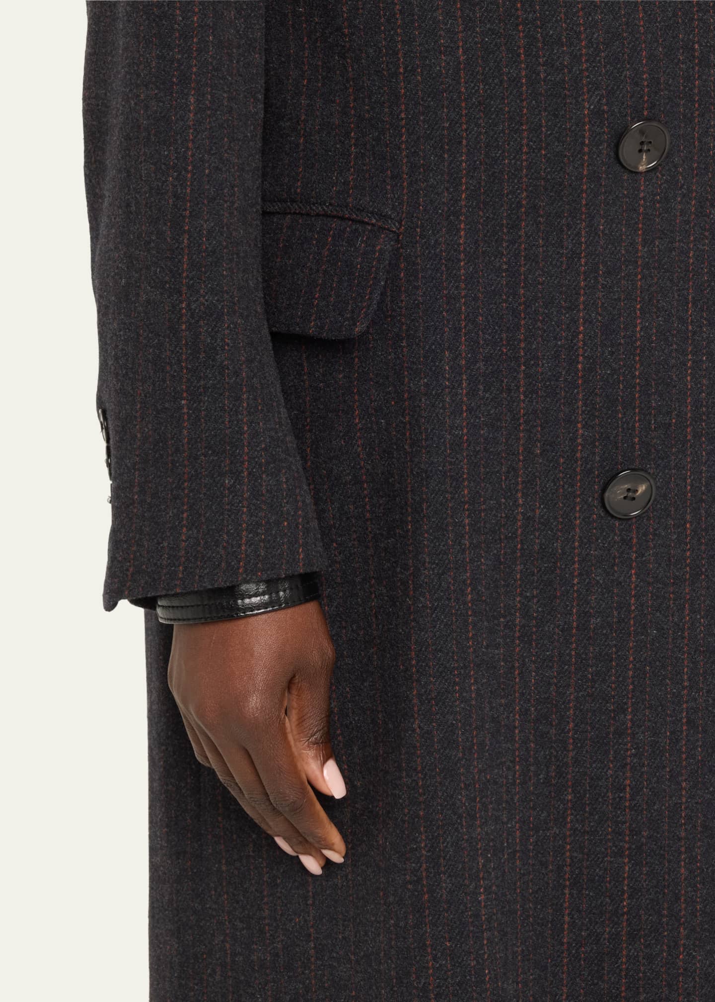 Etoile Isabel Marant Lexana Stripe Top Coat Image 5 of 5