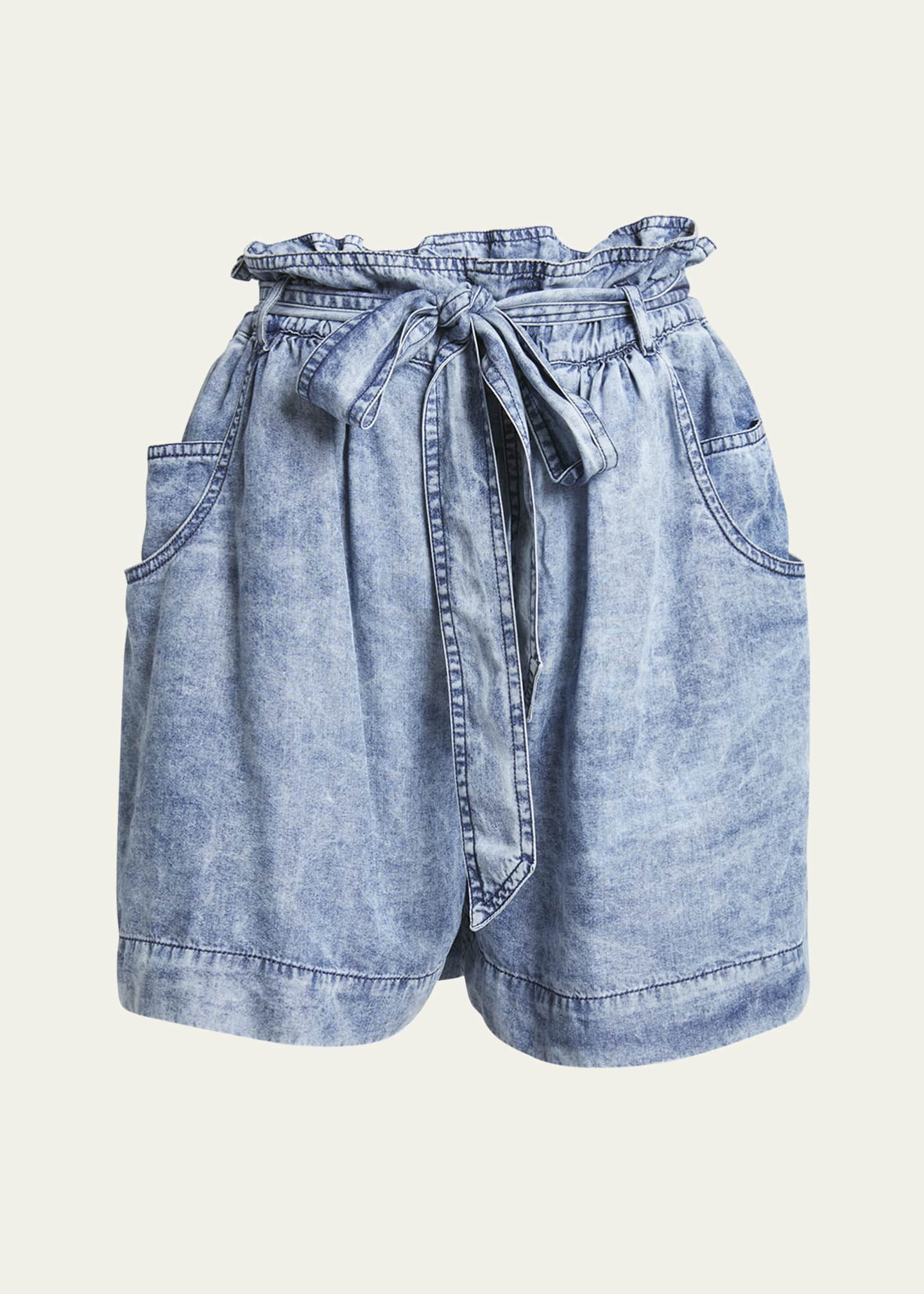 Isabel marant denim shorts discount