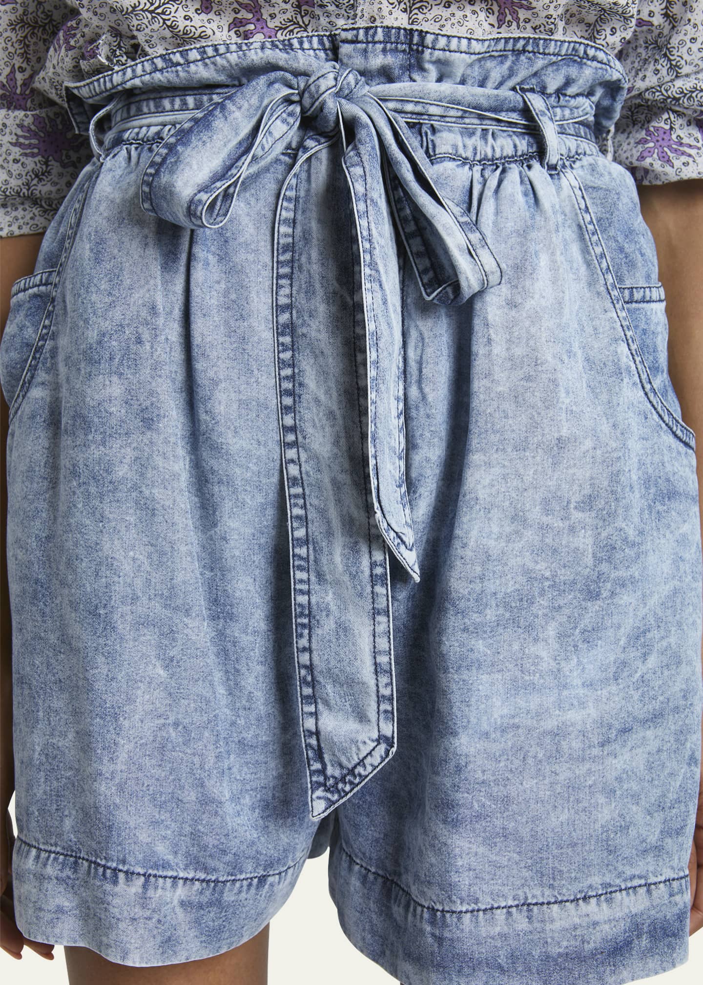 Isabel marant denim shorts top