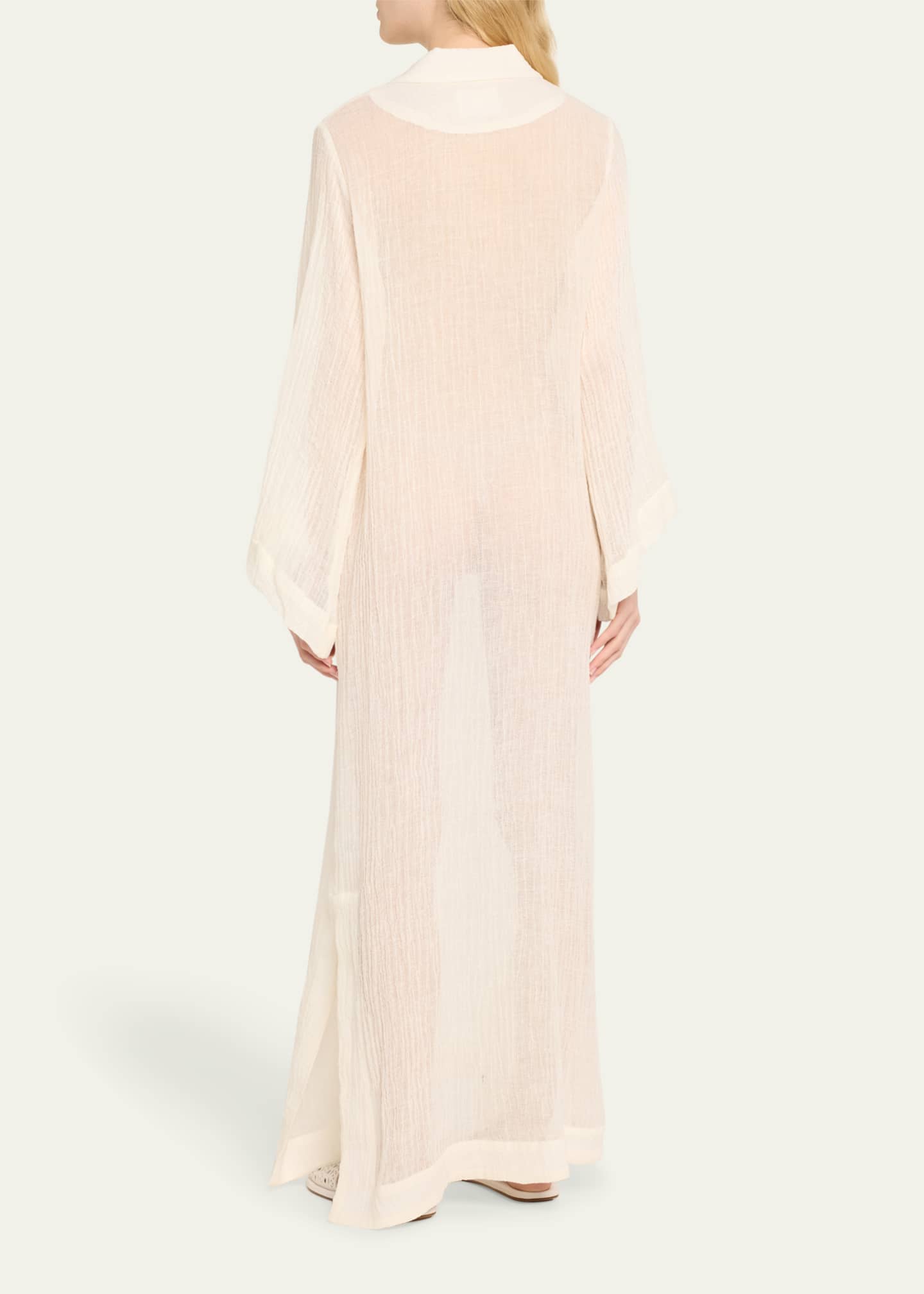 Lisa Marie Fernandez Gauze Kaftan Coverup Image 3 of 5