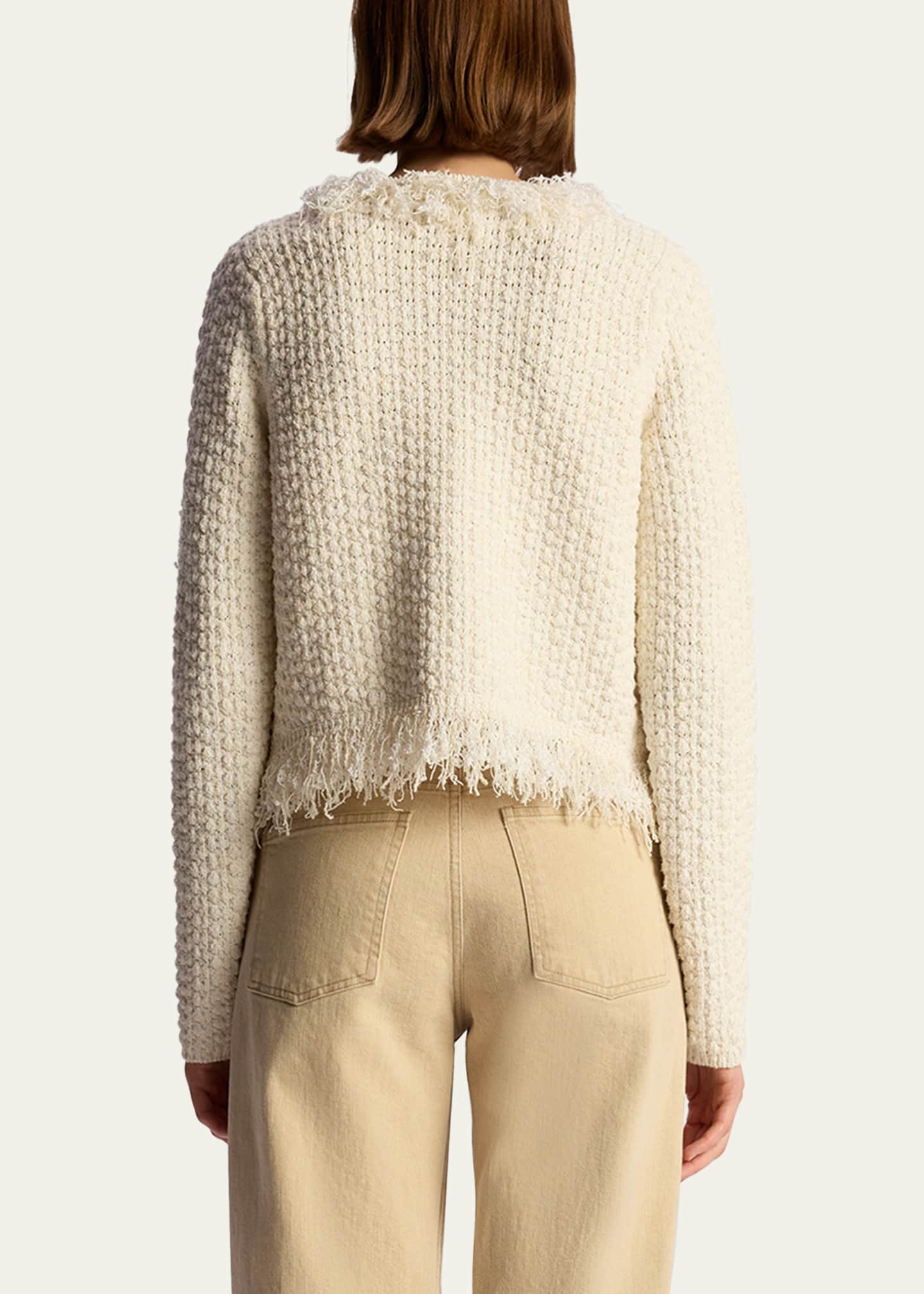 Fringe Open Front Cardigan