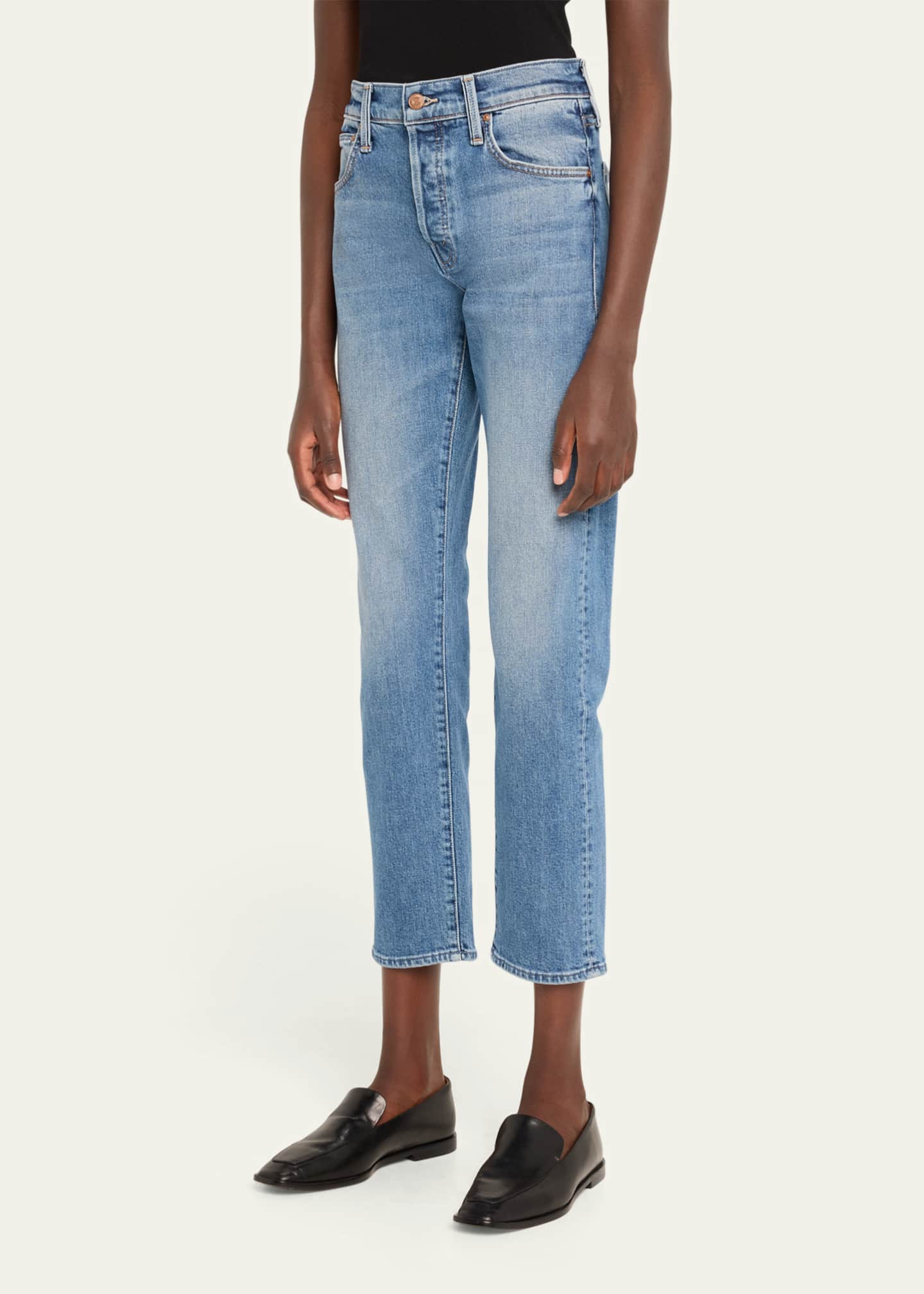 MOTHER The Mid-Rise Hiker Hover Jeans Image 4 of 5