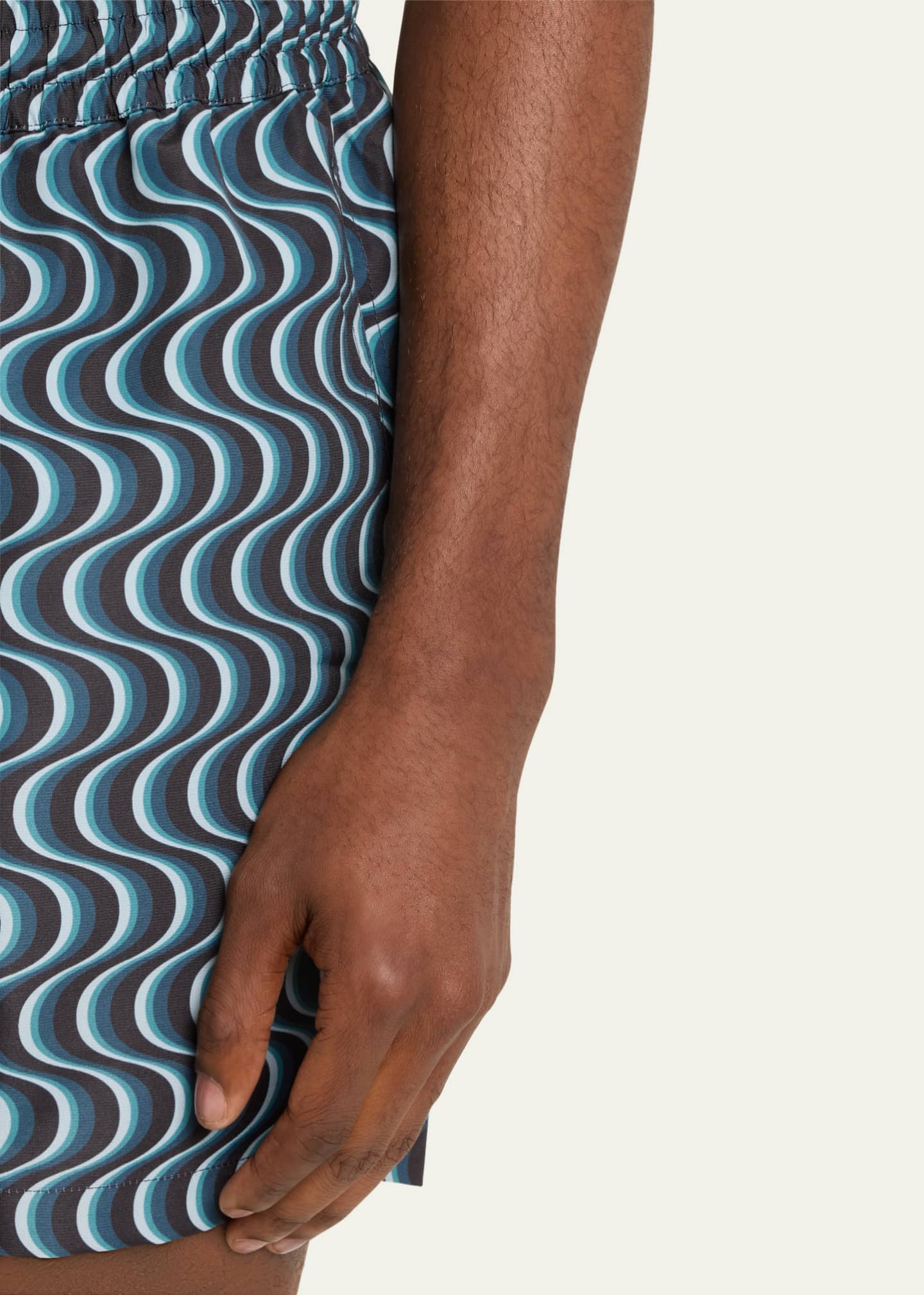 Frescobol Carioca Men's Copacabana Patterned Sport Shorts Image 4 of 4