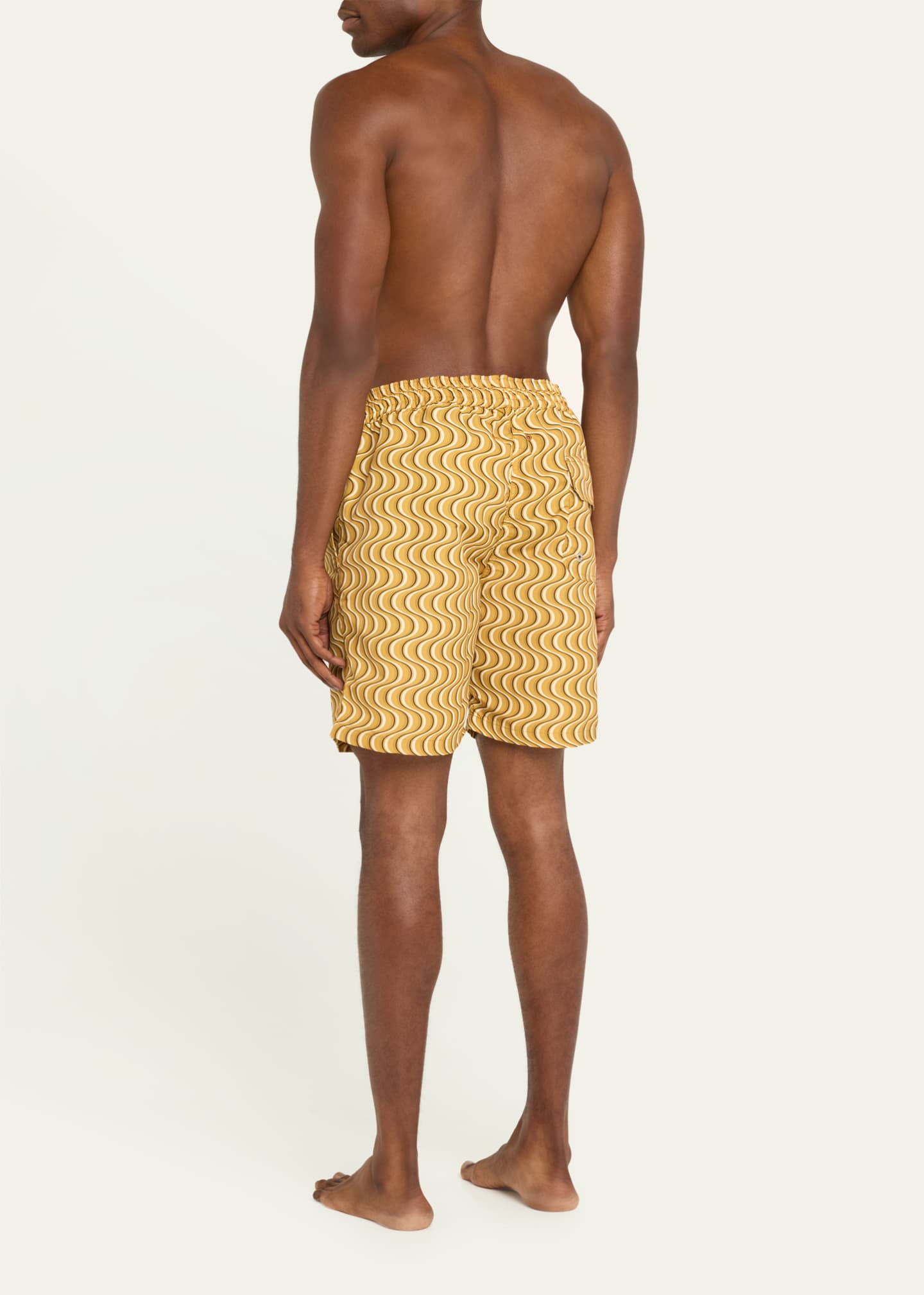 Frescobol Carioca Men's Copacabana Patterned Sport Shorts Image 3 of 4