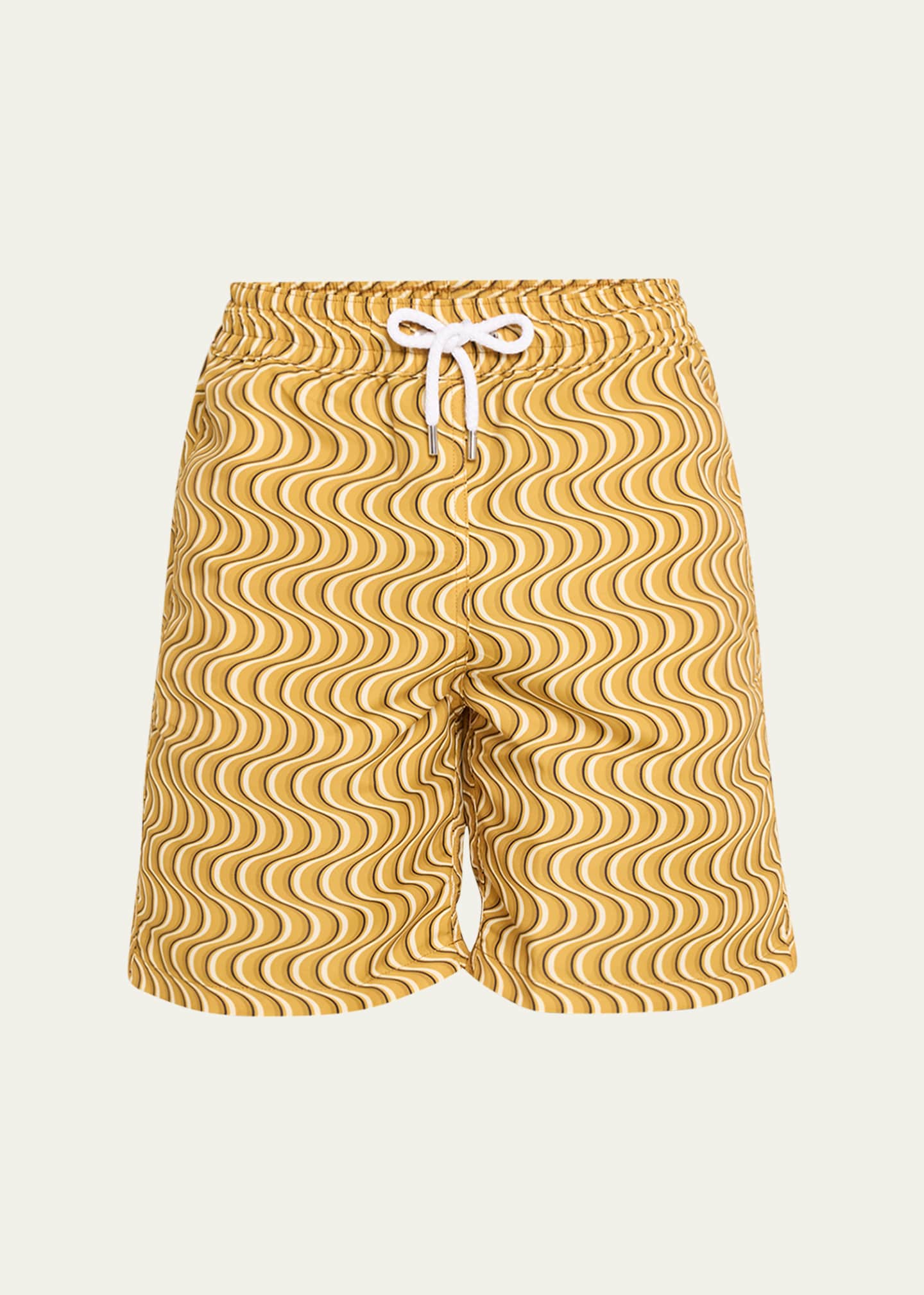 Frescobol Carioca Men's Copacabana Patterned Sport Shorts Image 1 of 4