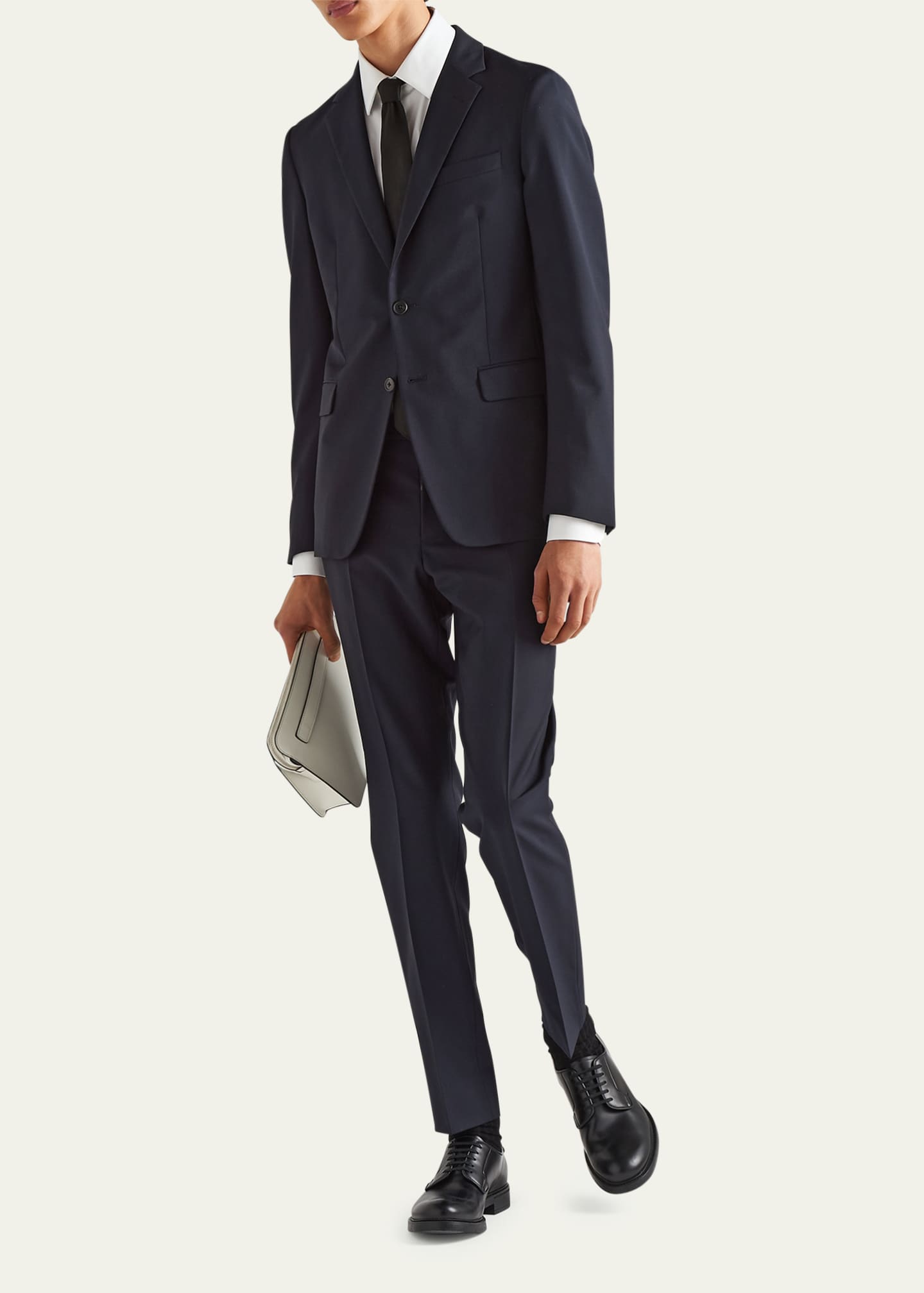Prada Men's Solid Wool-Mohair Suit Image 2 of 4