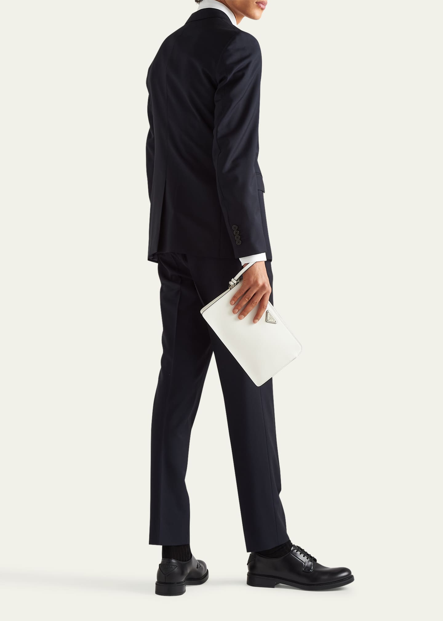 Prada Men's Solid Wool-Mohair Suit Image 3 of 4